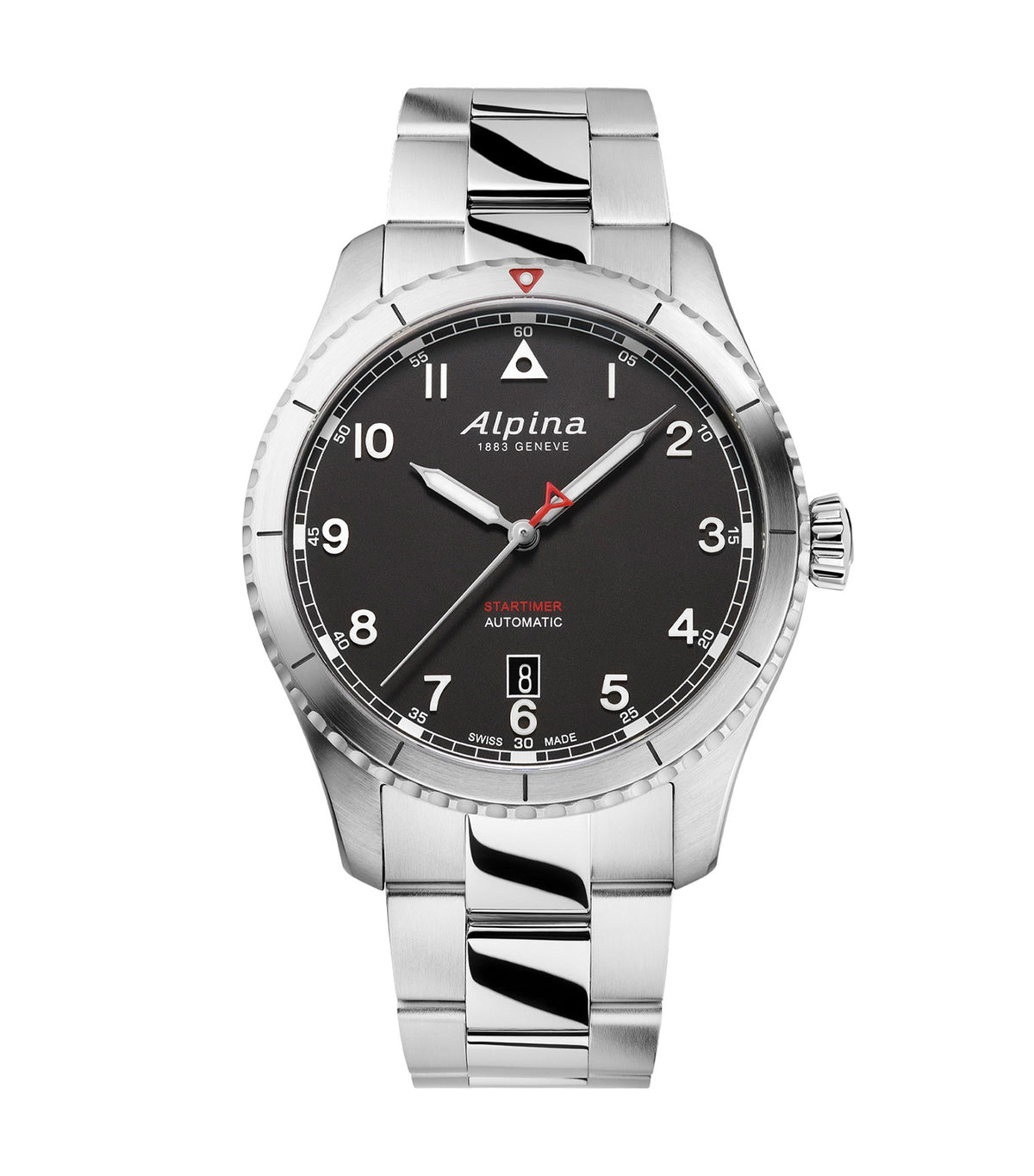 Startimer Pilot AL-525BW4S26B Silver