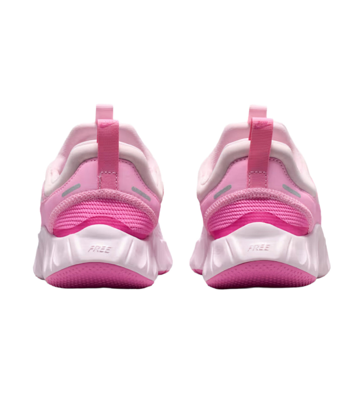 Free Ride Older Kids' Running Shoes Pink Rise/Playful Pink/Bleached Lilac/White
