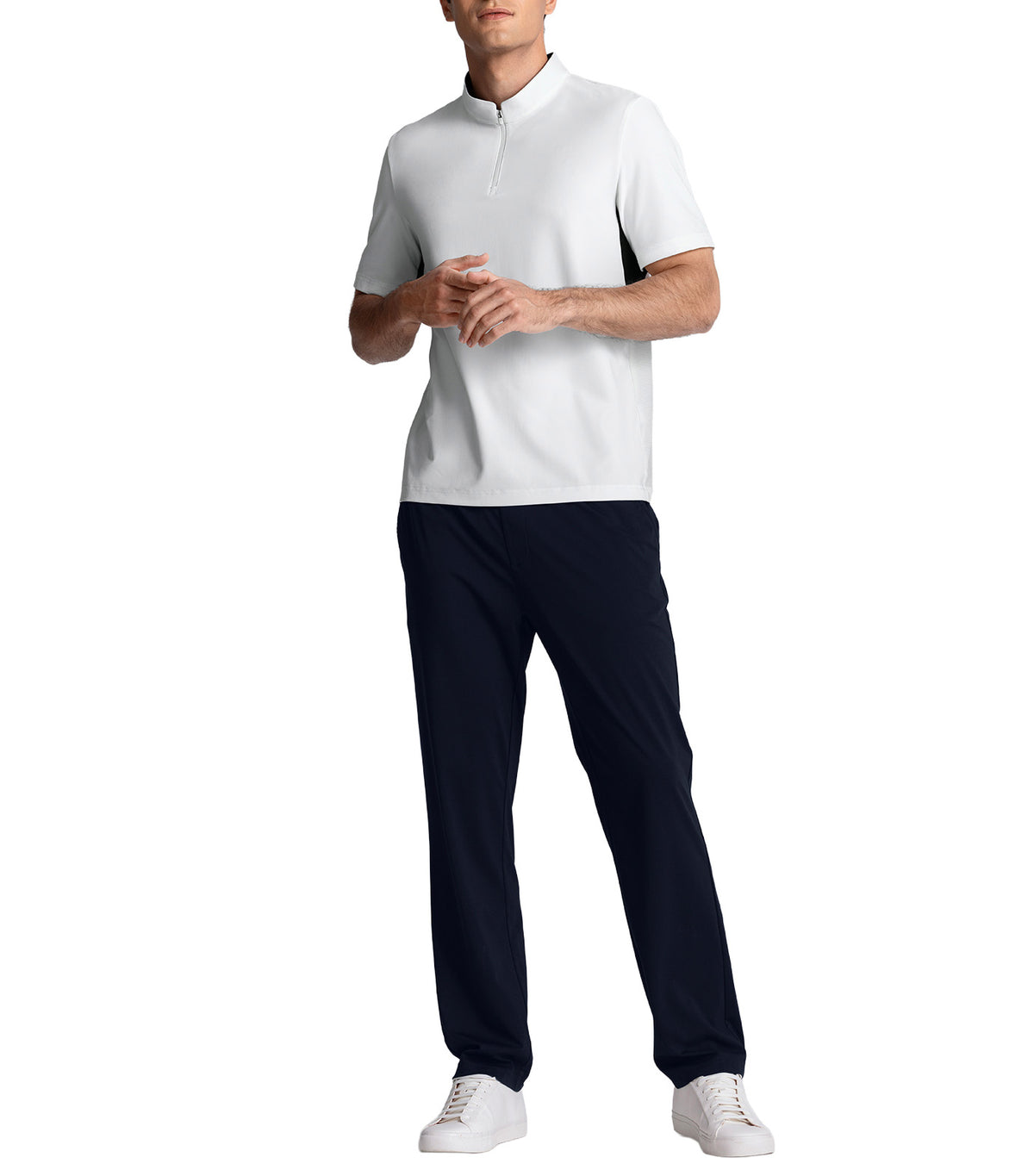 Men's Essential All-Match Long Pants Trousers Blue