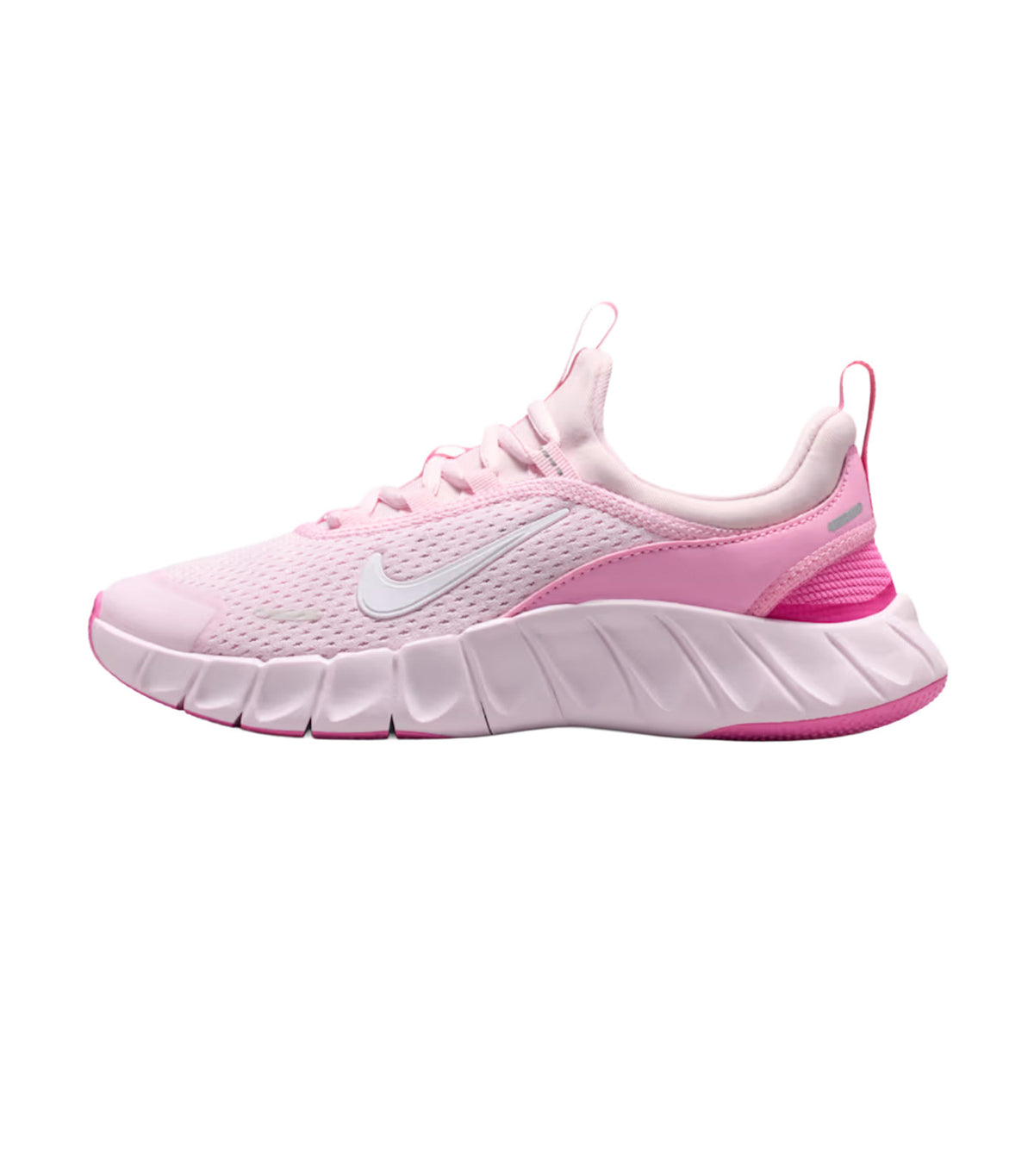 Free Ride Older Kids' Running Shoes Pink Rise/Playful Pink/Bleached Lilac/White