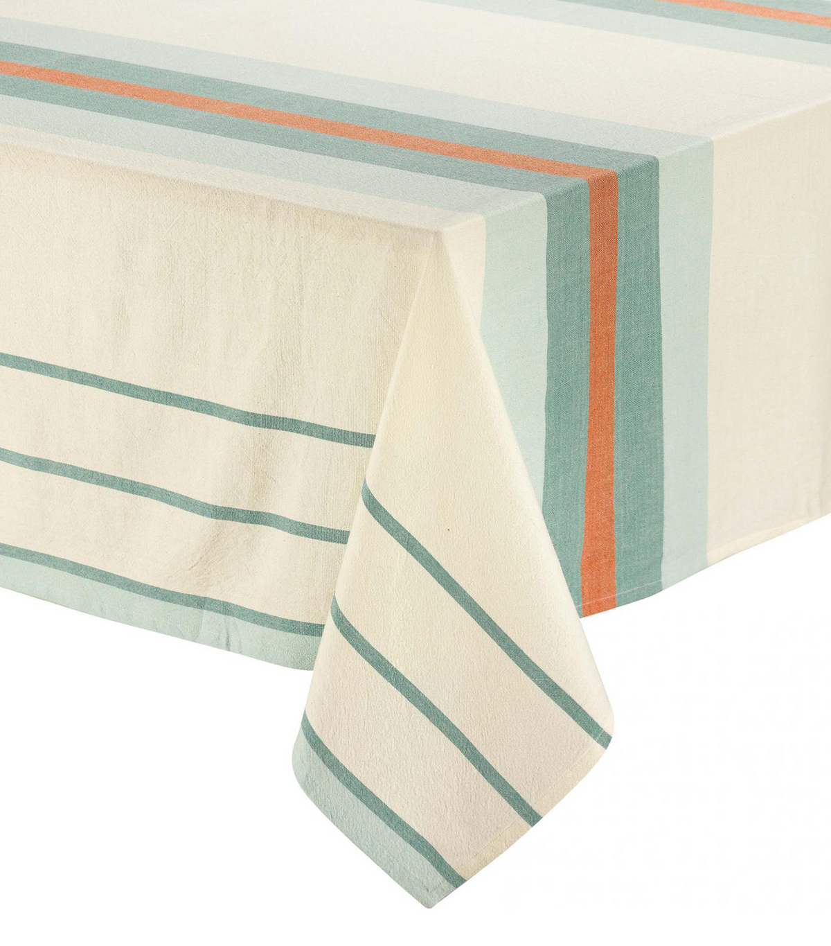 Yuna Recycled Tablecloth with Coating Water Green