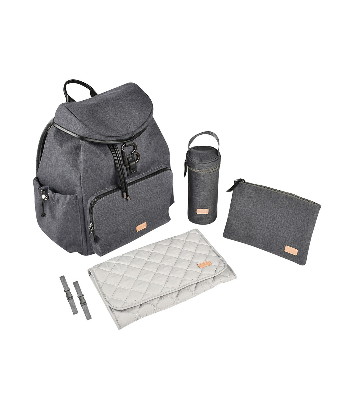 Vancouver Nursery Backpack Dark Gray