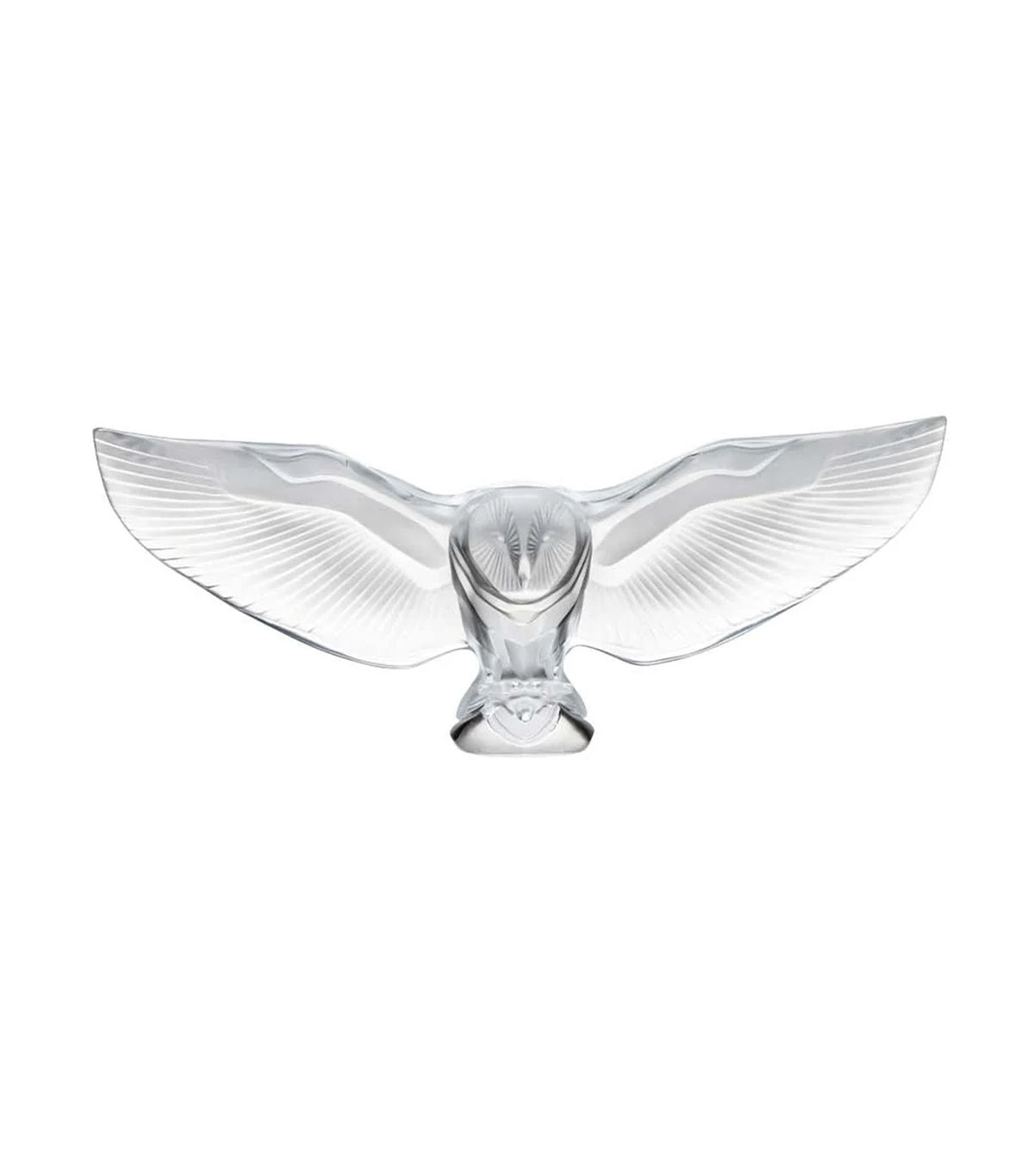 Barn Owl Sculpture Clear