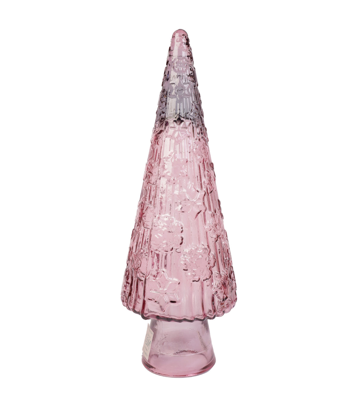 Glass Christmas Tree Pink