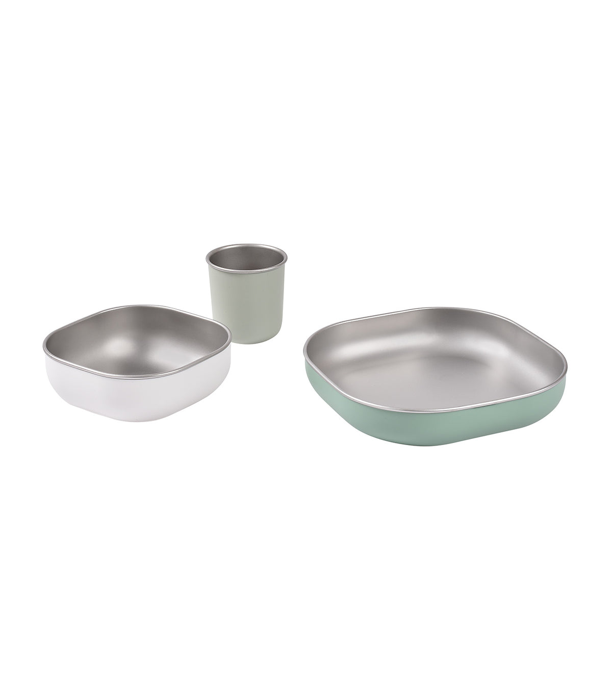 Stainless Steel Meal Set Sage Green