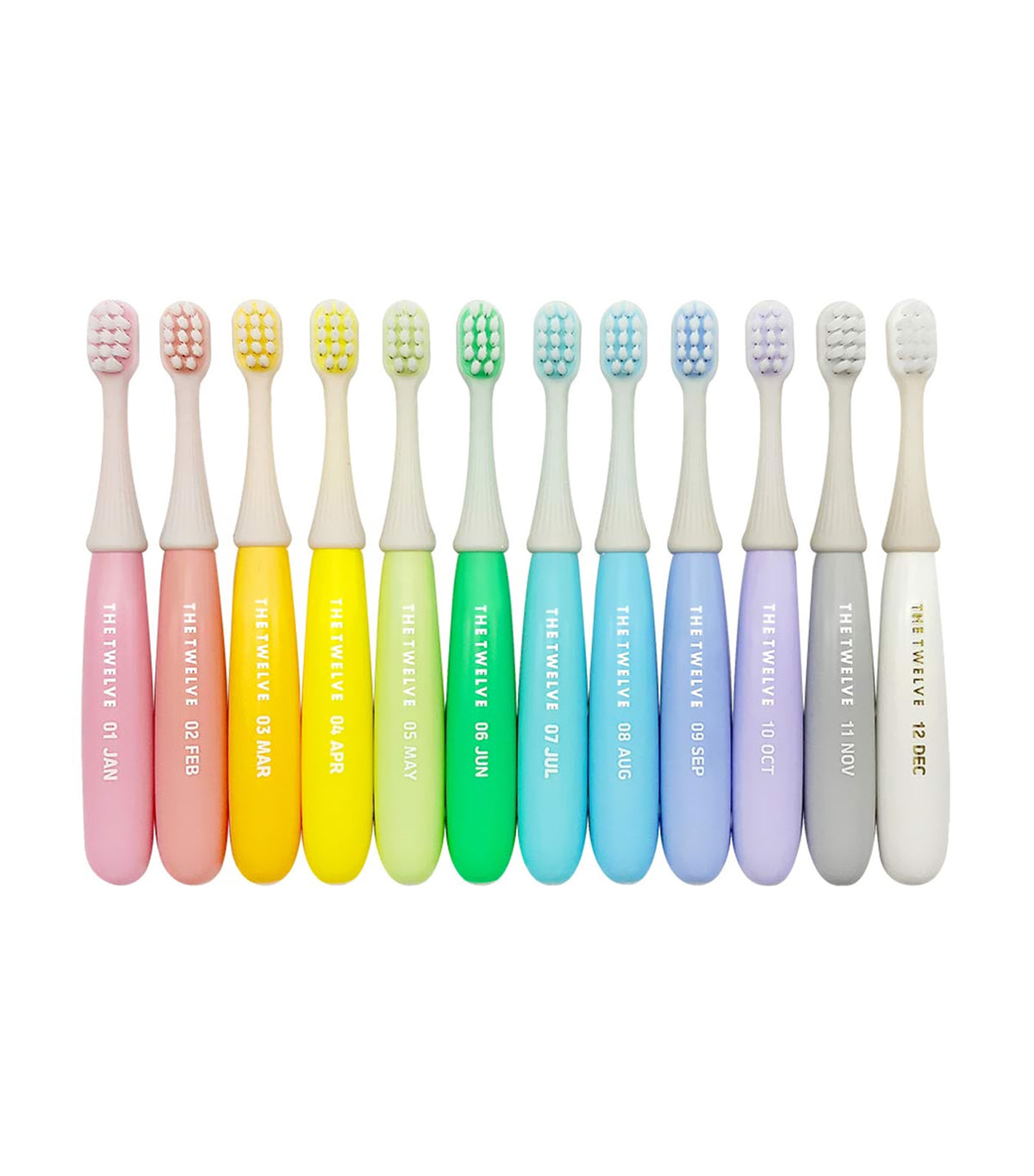 Kids Toothbrush Set Pastel
