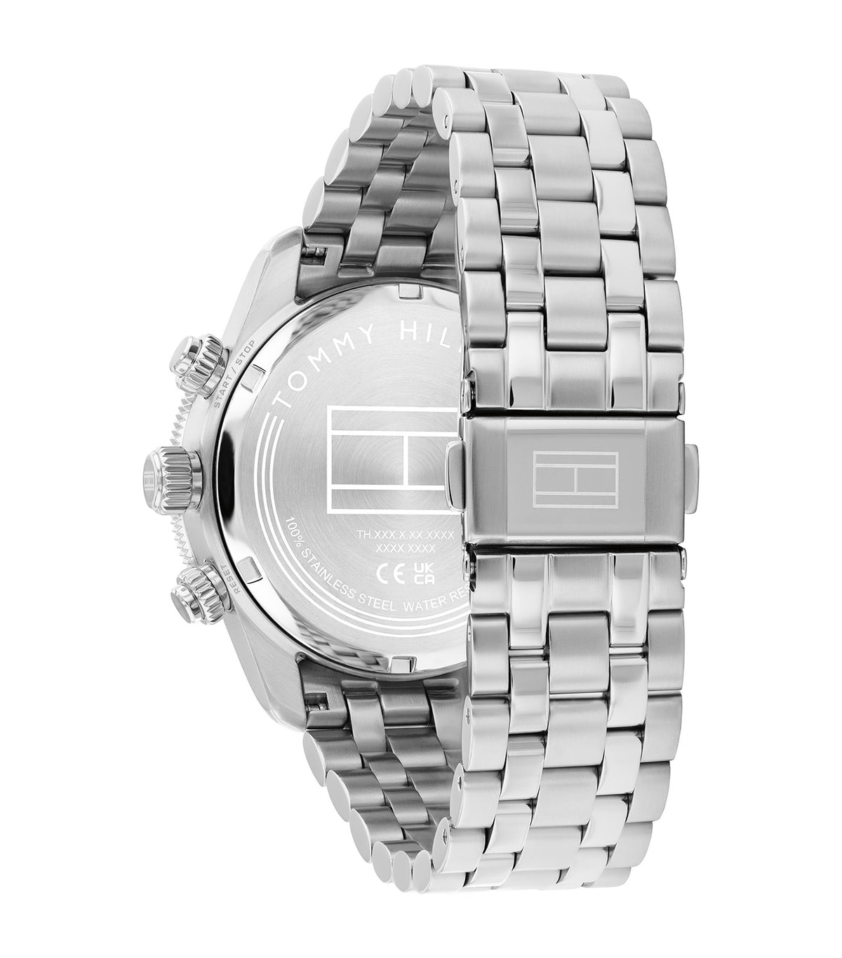1710743 Chrono Watch Silver and Blue