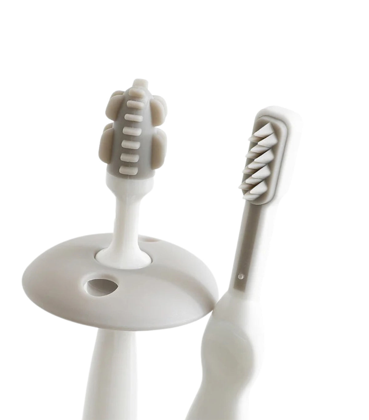 Baby Toothbrush 2-Piece Set White