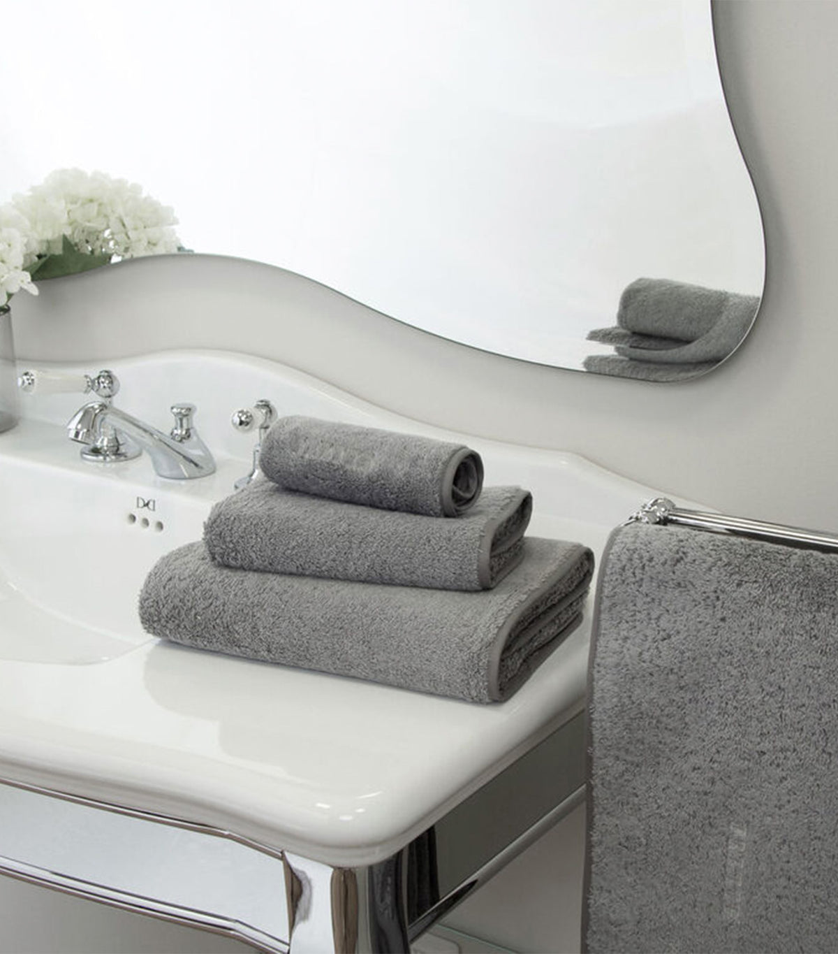 Unito Washcloth Slate Gray