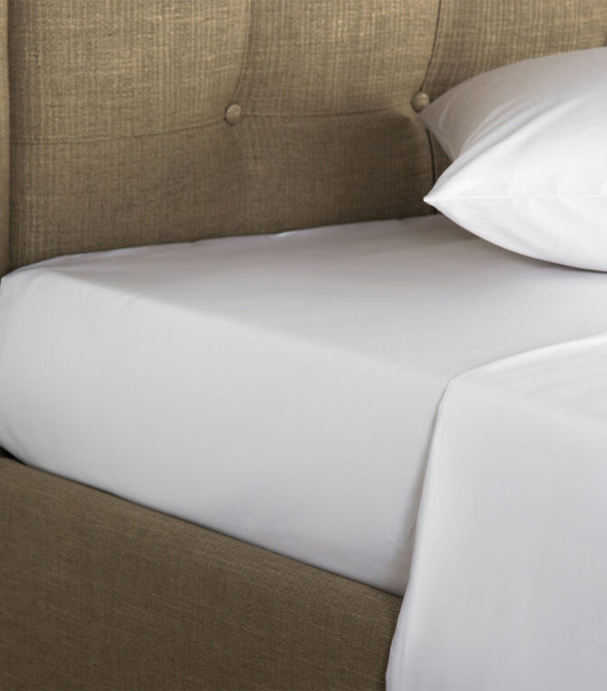Grace Flat Bottom Sheet White