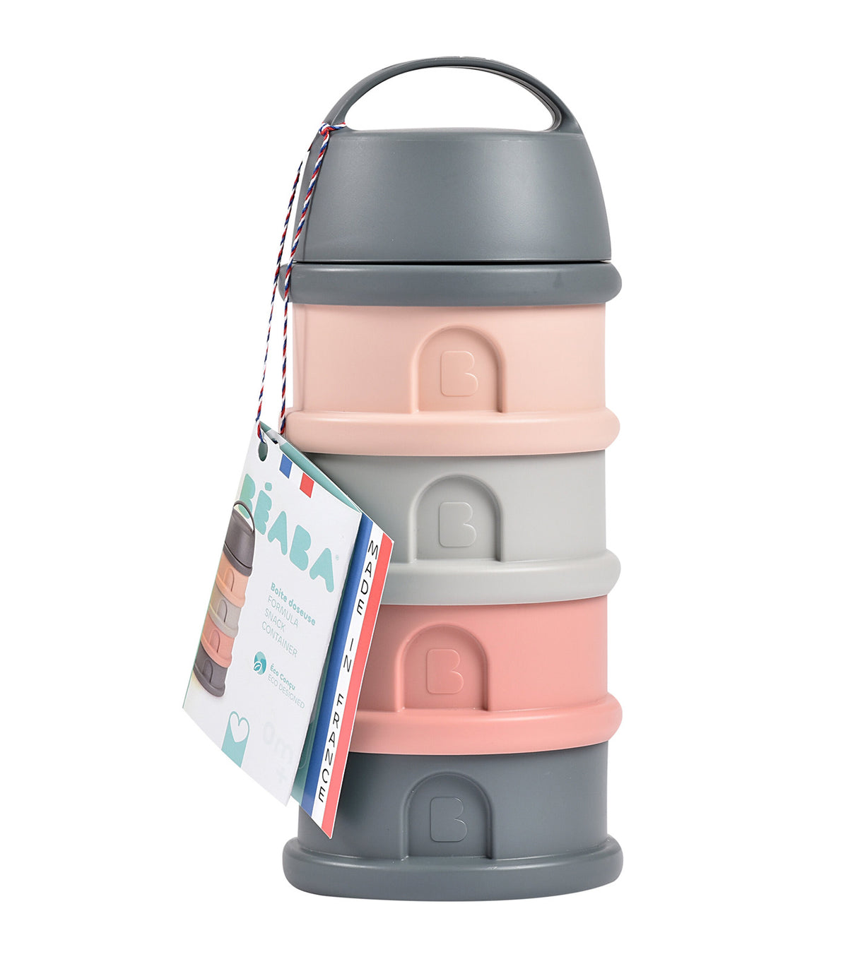Formula & Snack Container Mineral/Pink