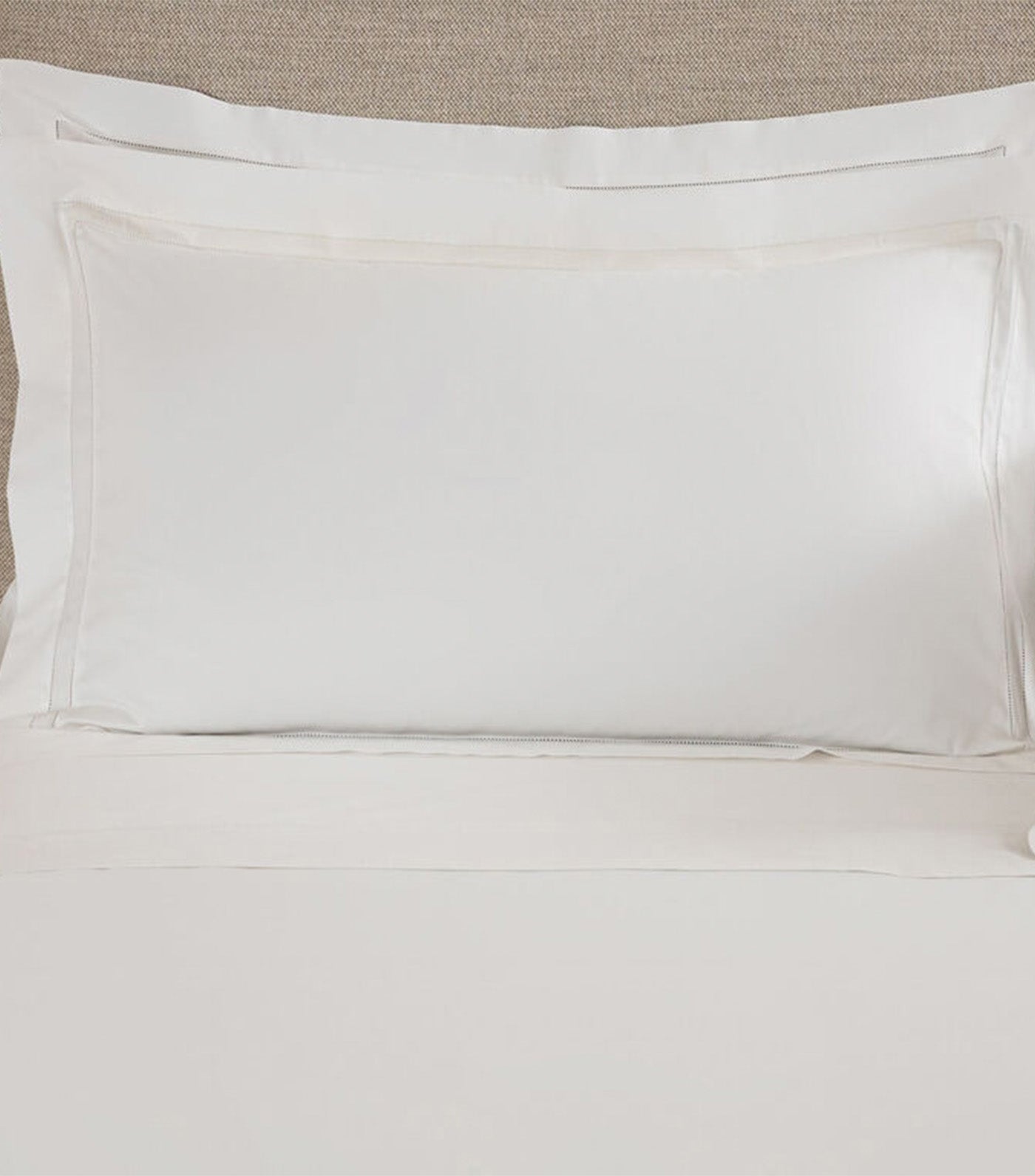 Doppio Ajour Pillowcase White