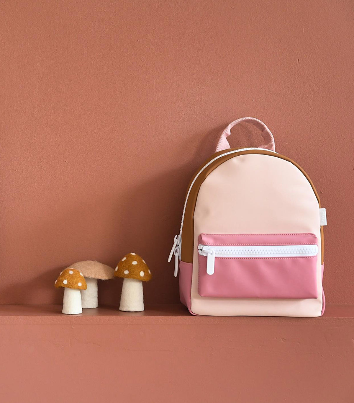 Faro Baby Backpack Dusty Pink
