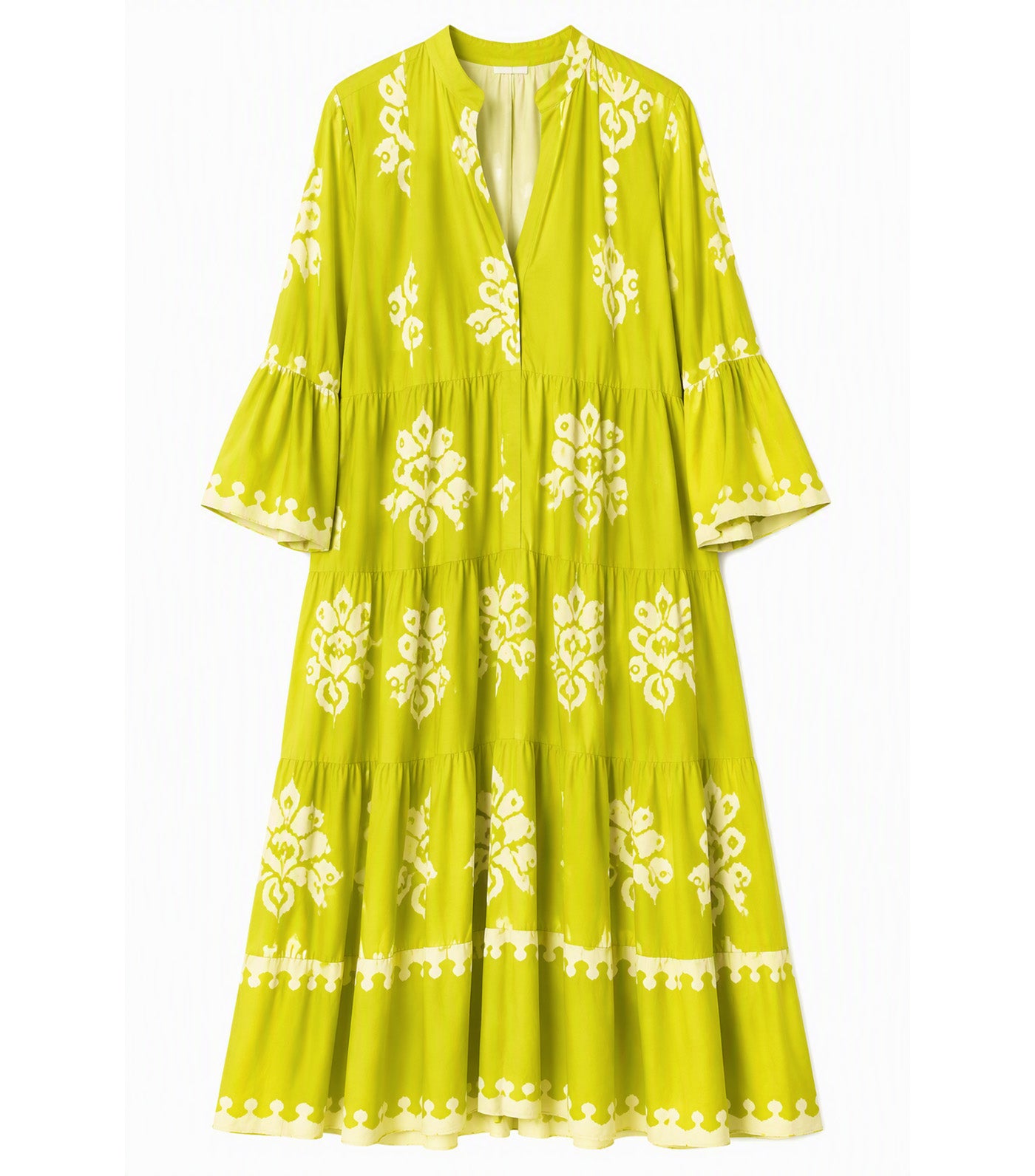 Printed Dress Light Green