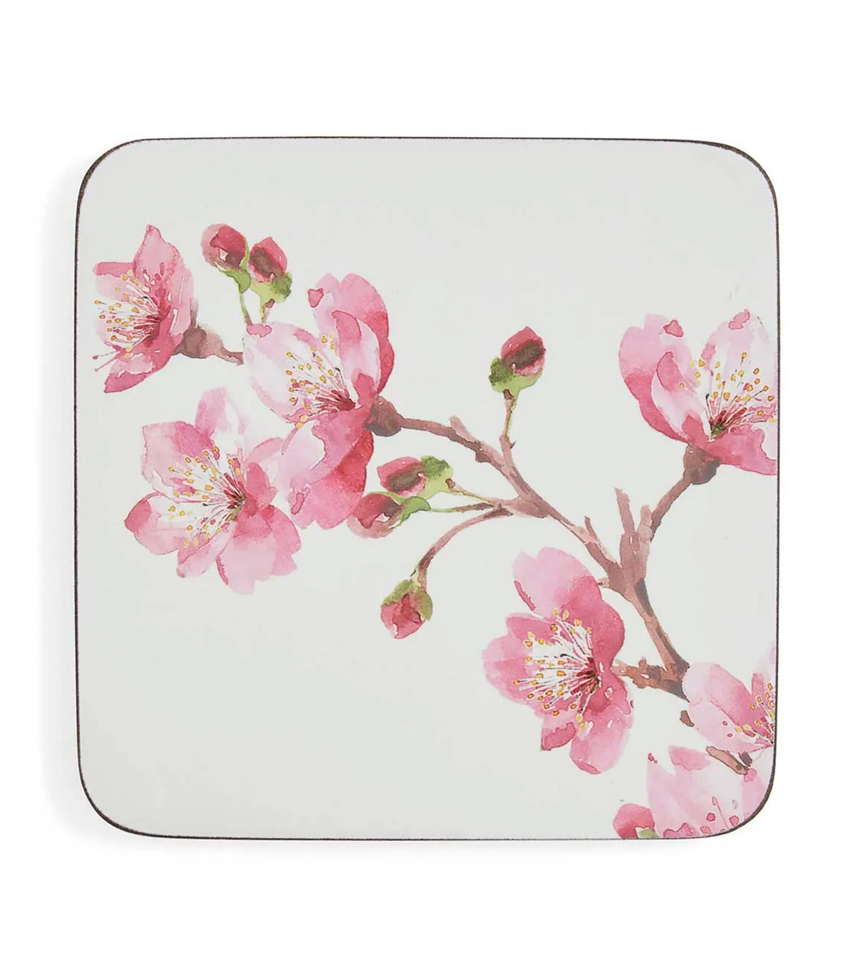 Pink Blossom Coasters Set of 6