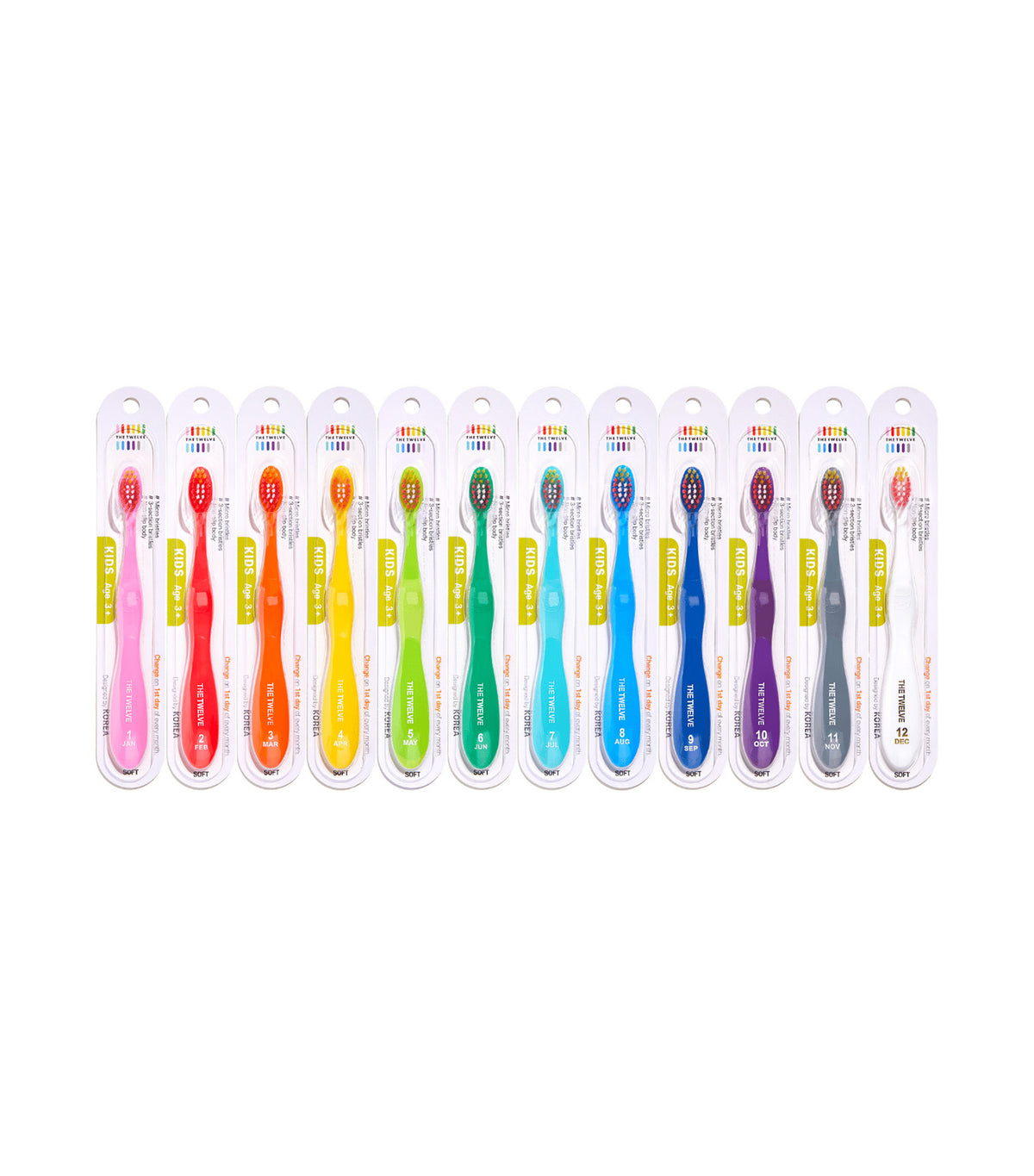 Kids Toothbrush Set Vivid