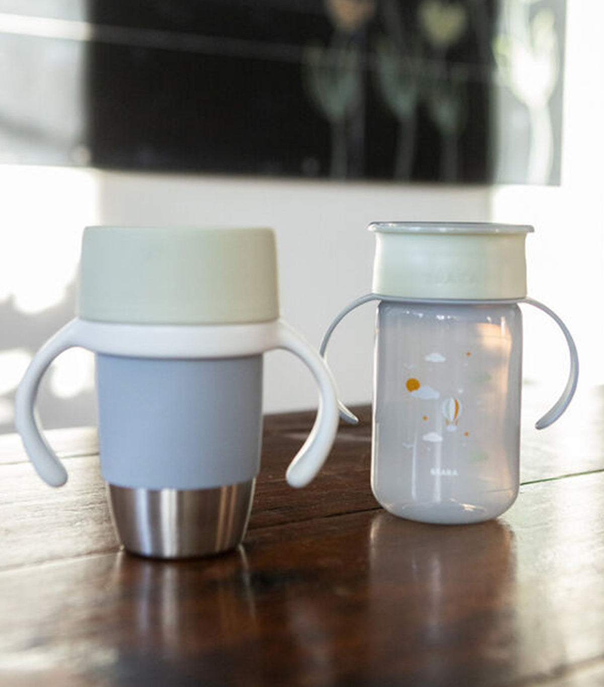 Stainless 360 Click & Drink Cup Pebble