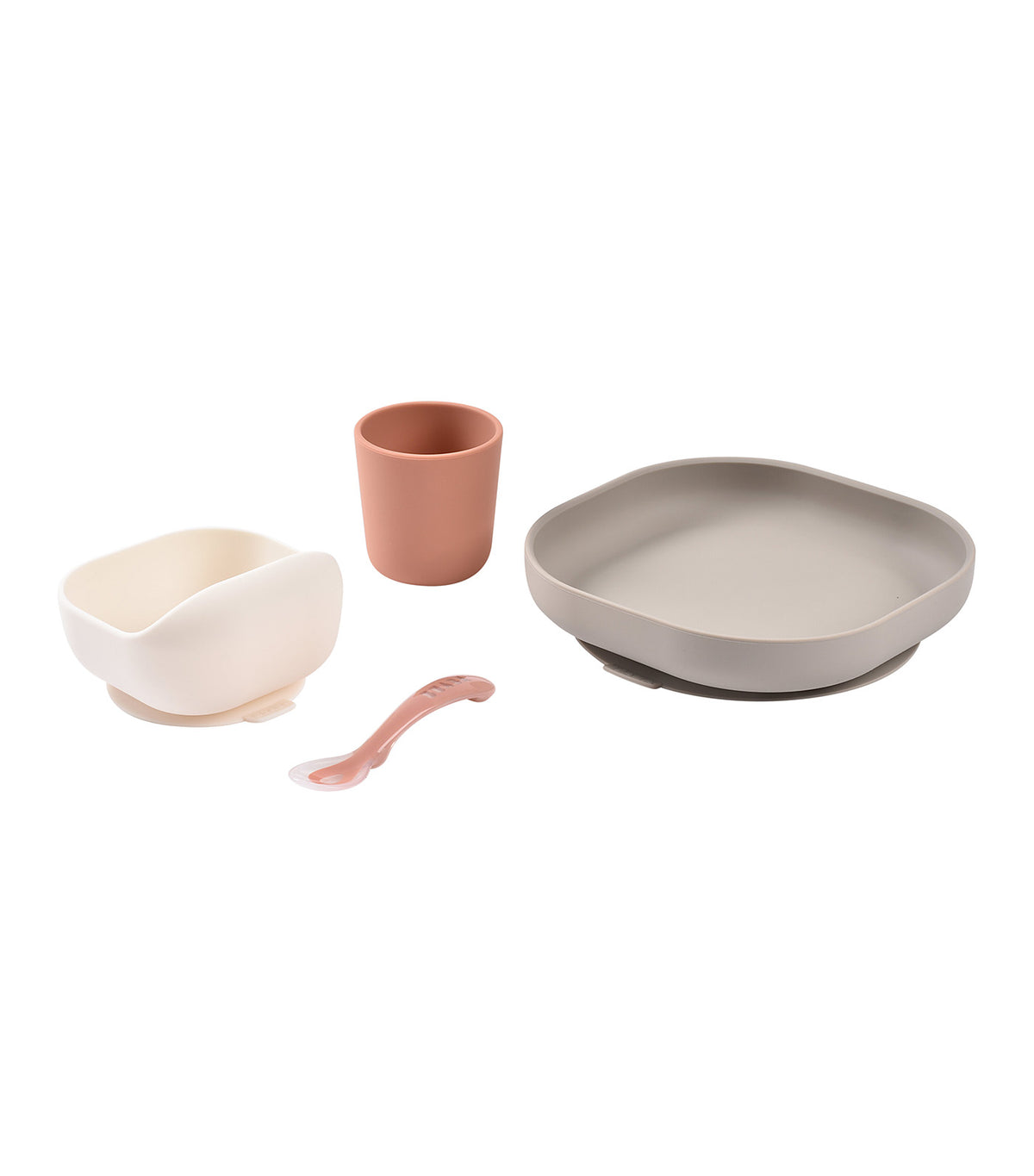 Silicone Meal Set Terracotta/Gazelle