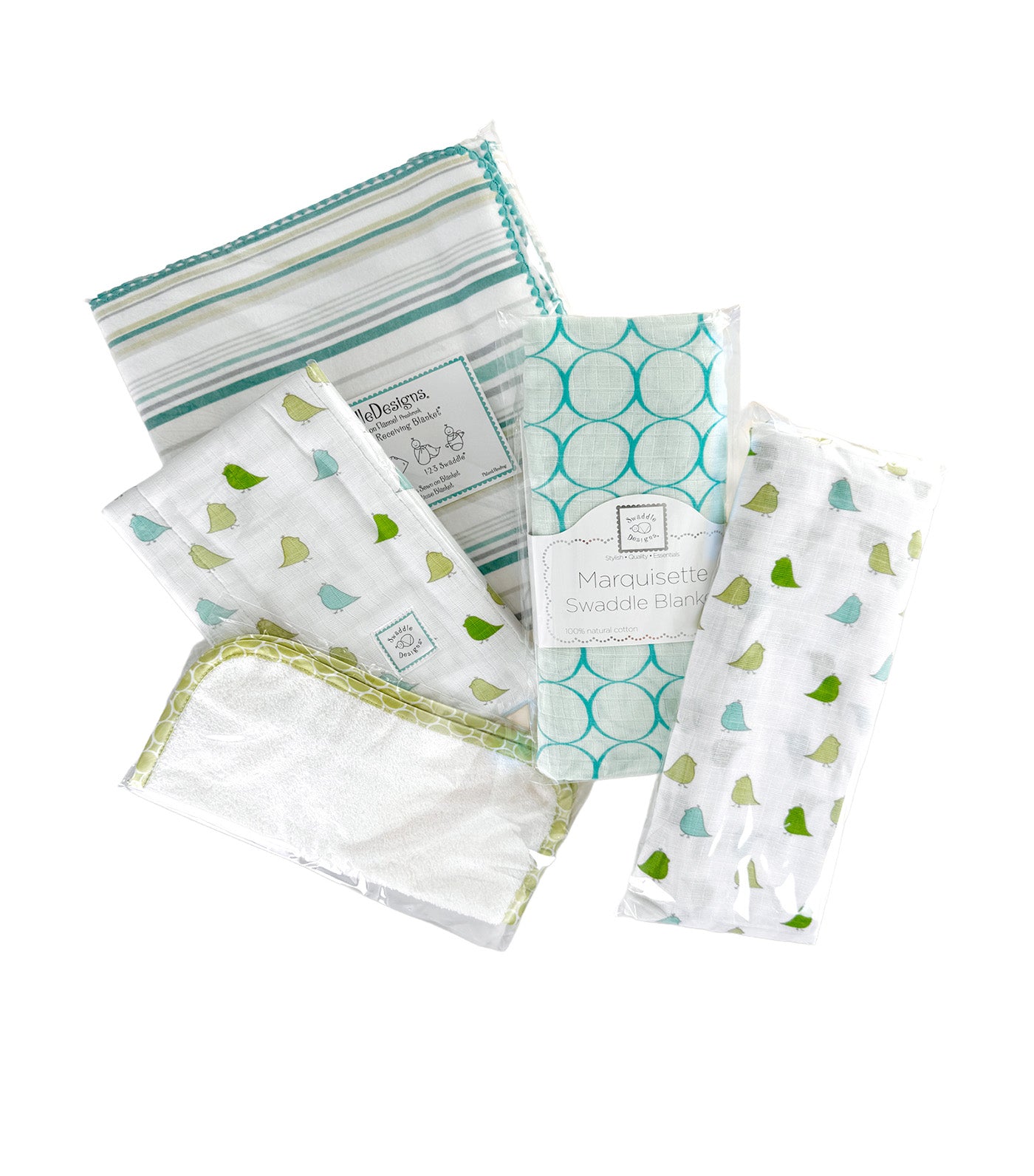 Babies Sleep Better® Swaddles & Burpies Gift Set GR003