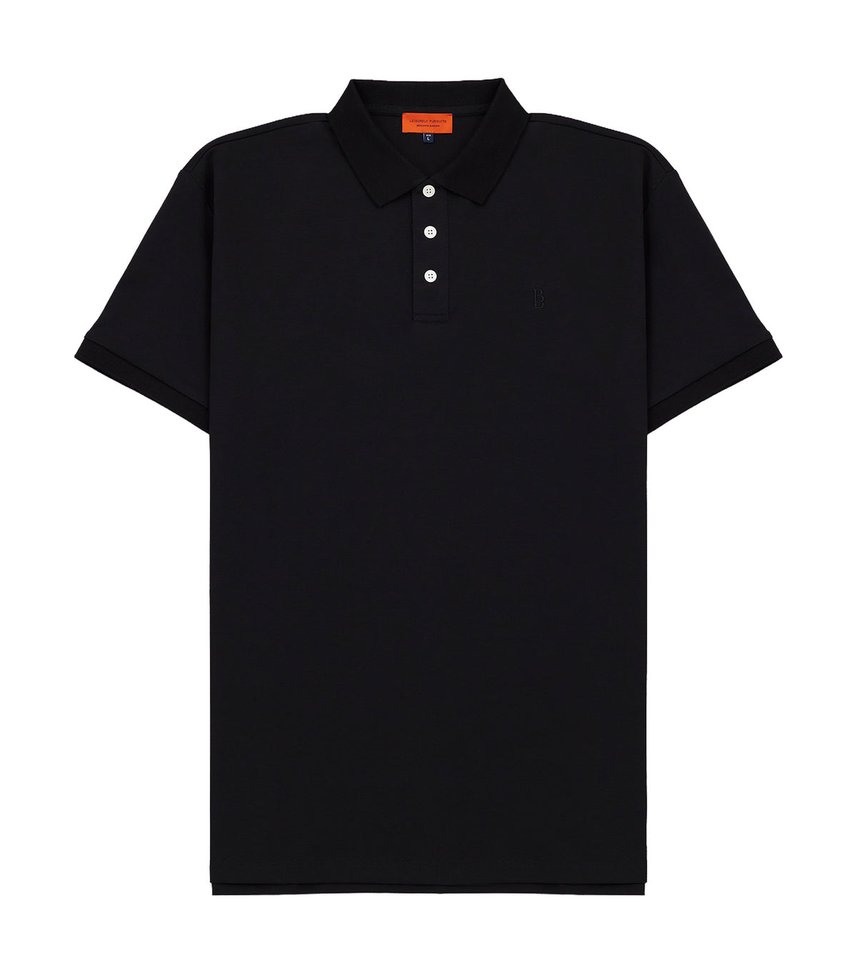 Performance Tech Rib Polo Tee Black