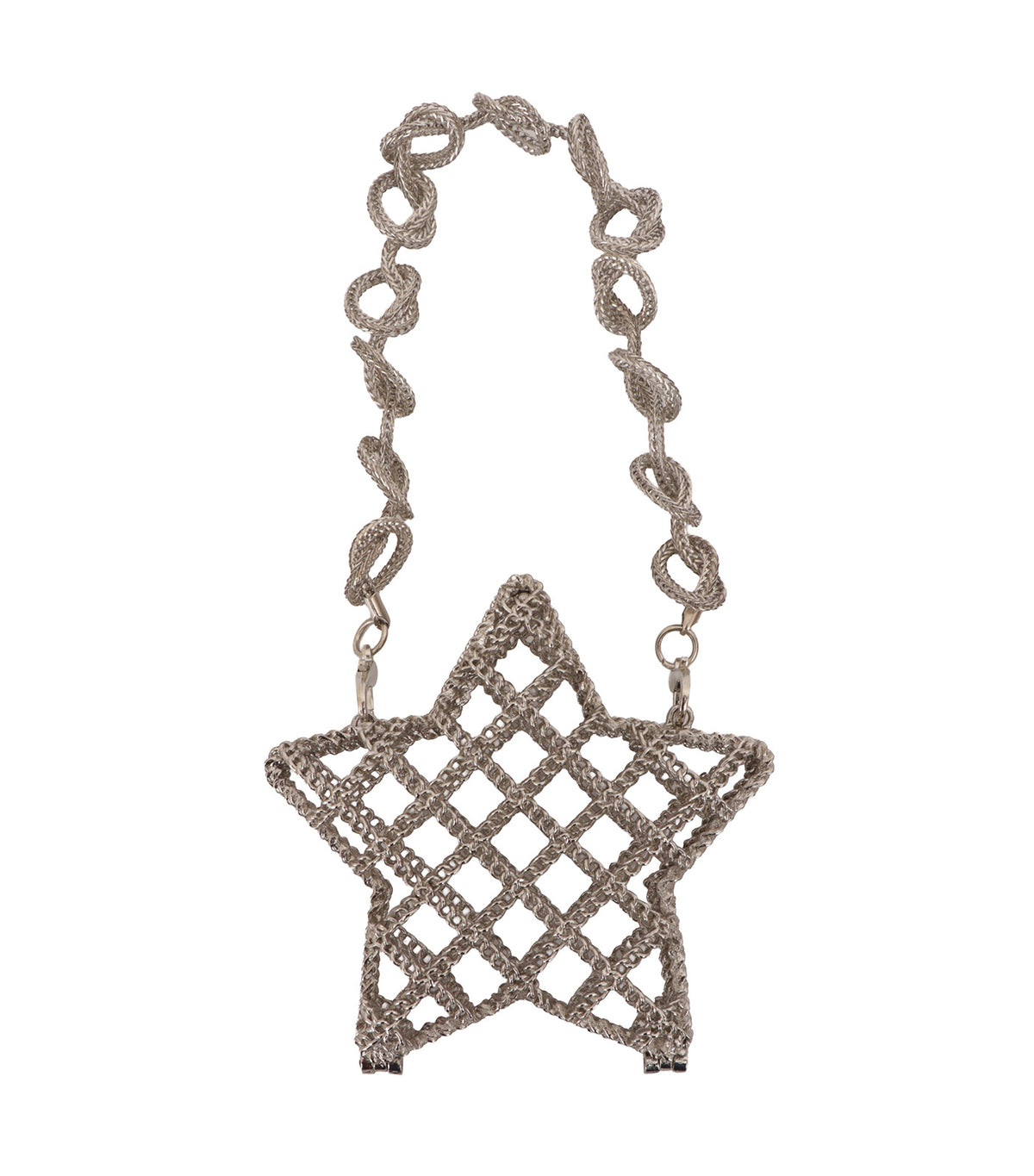 Christmas Star Ornament Cutout Silver