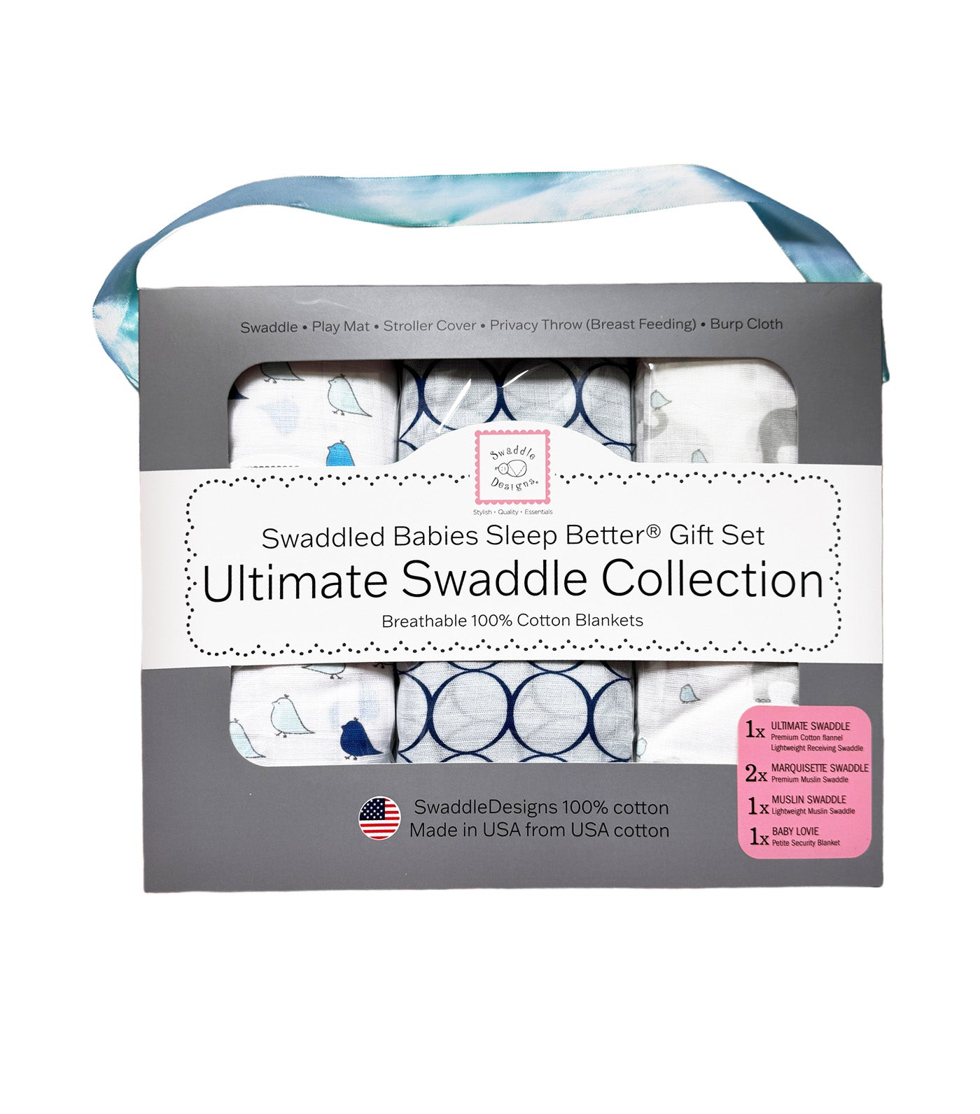 Babies Sleep Better® Ultimate Swaddle Collection Gift Set BL010