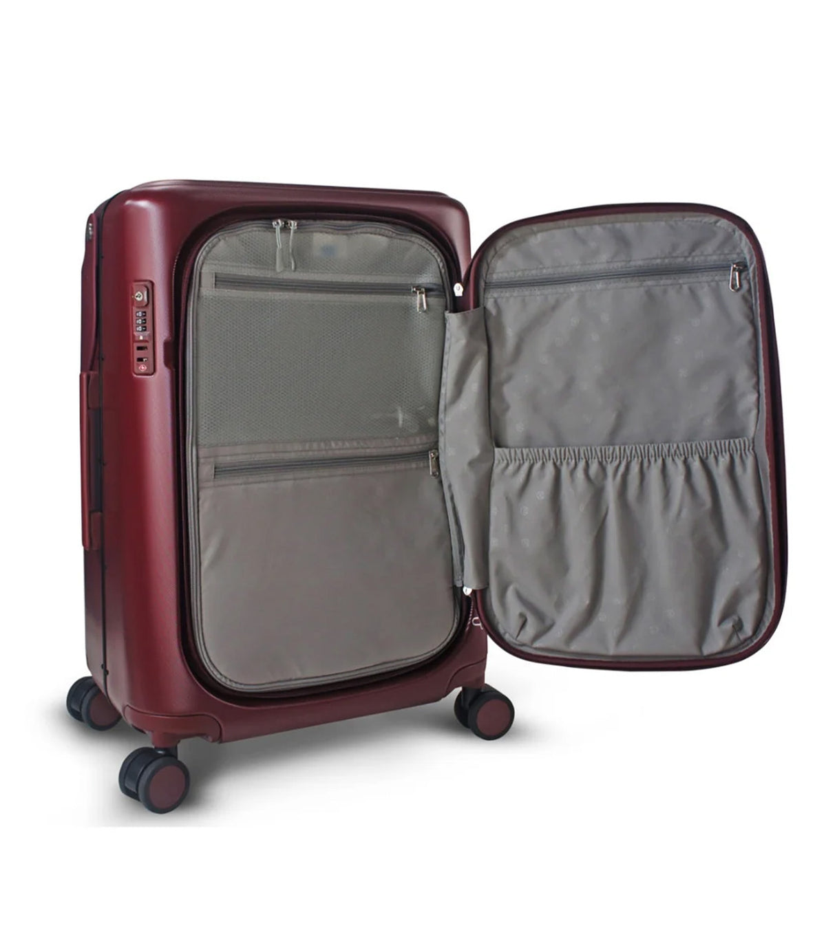 Carry-On Plus Luggage Burgundy