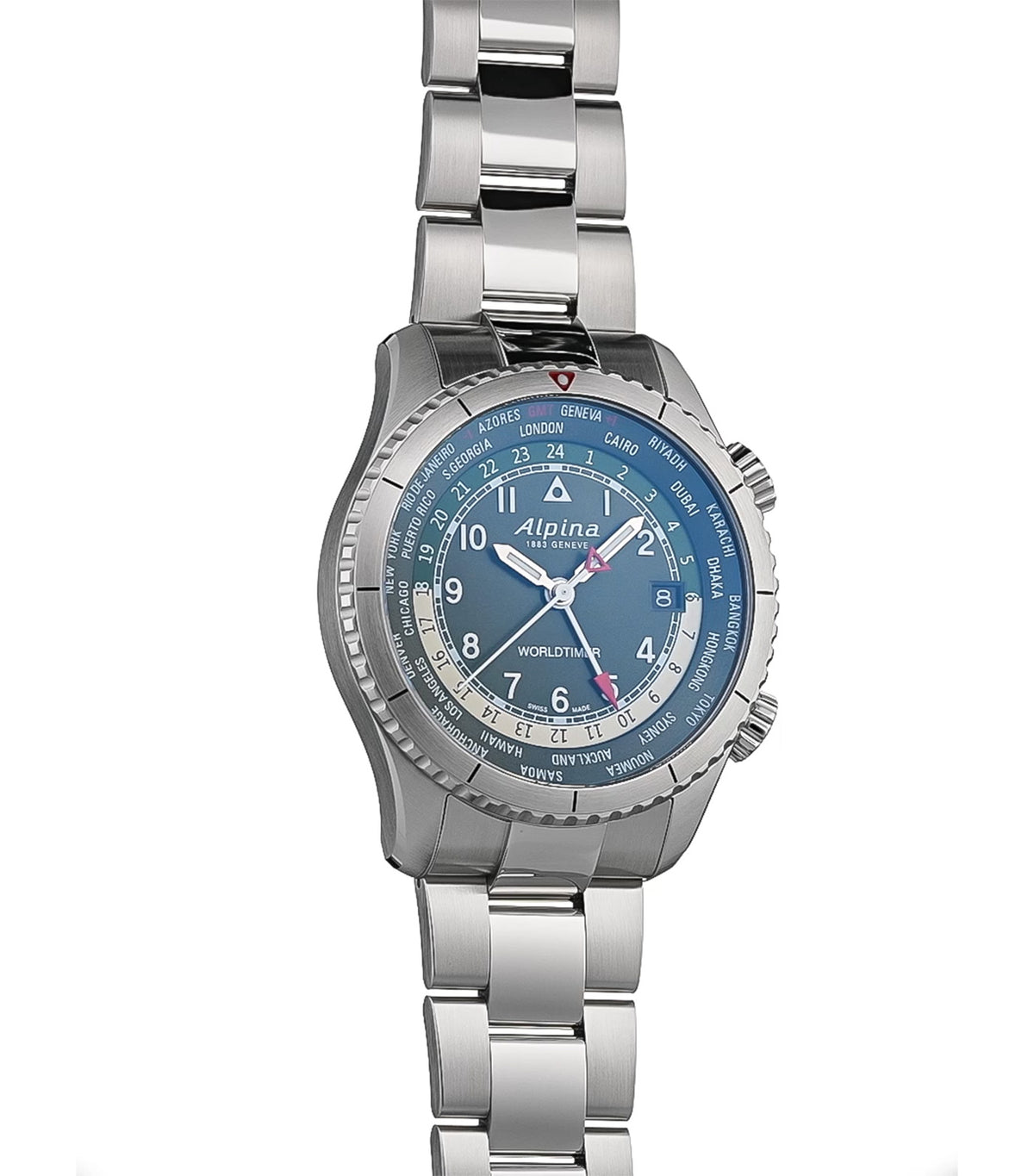 Worldtimer AL-255GR4S26B Silver