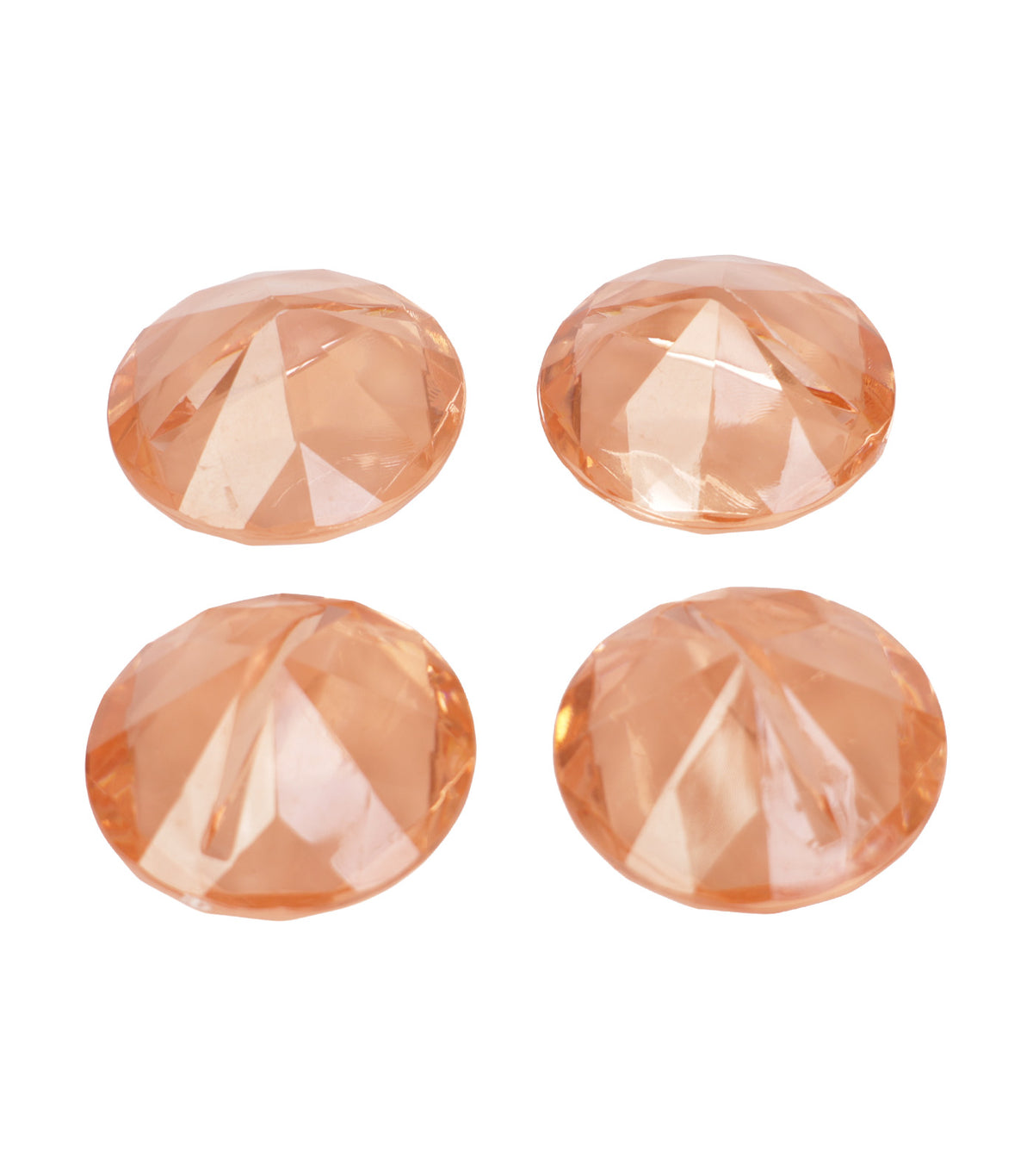 Diamond Shape Set of 4 Place Card Holder Rose Gold