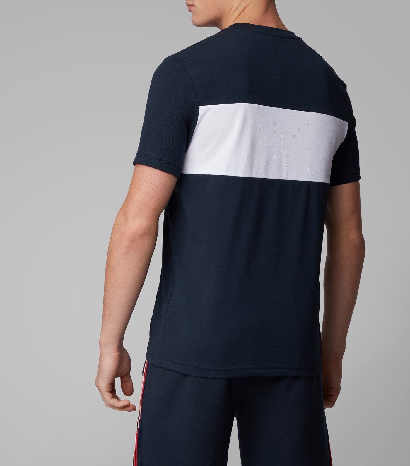 Tee 6 Color-Block T-Shirt Dark Blue