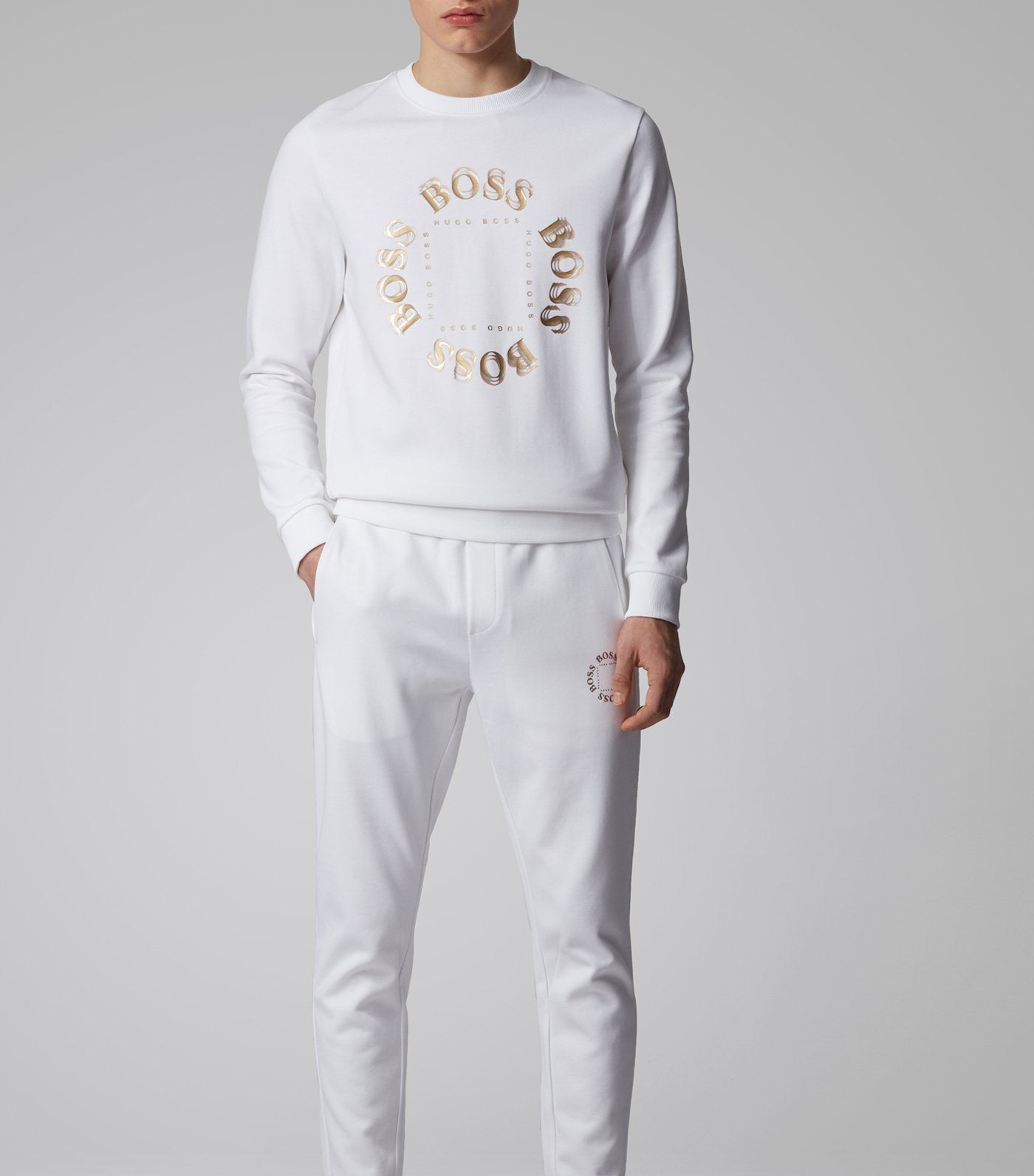 Salbo Circle Double-Faced Sweatshirt White