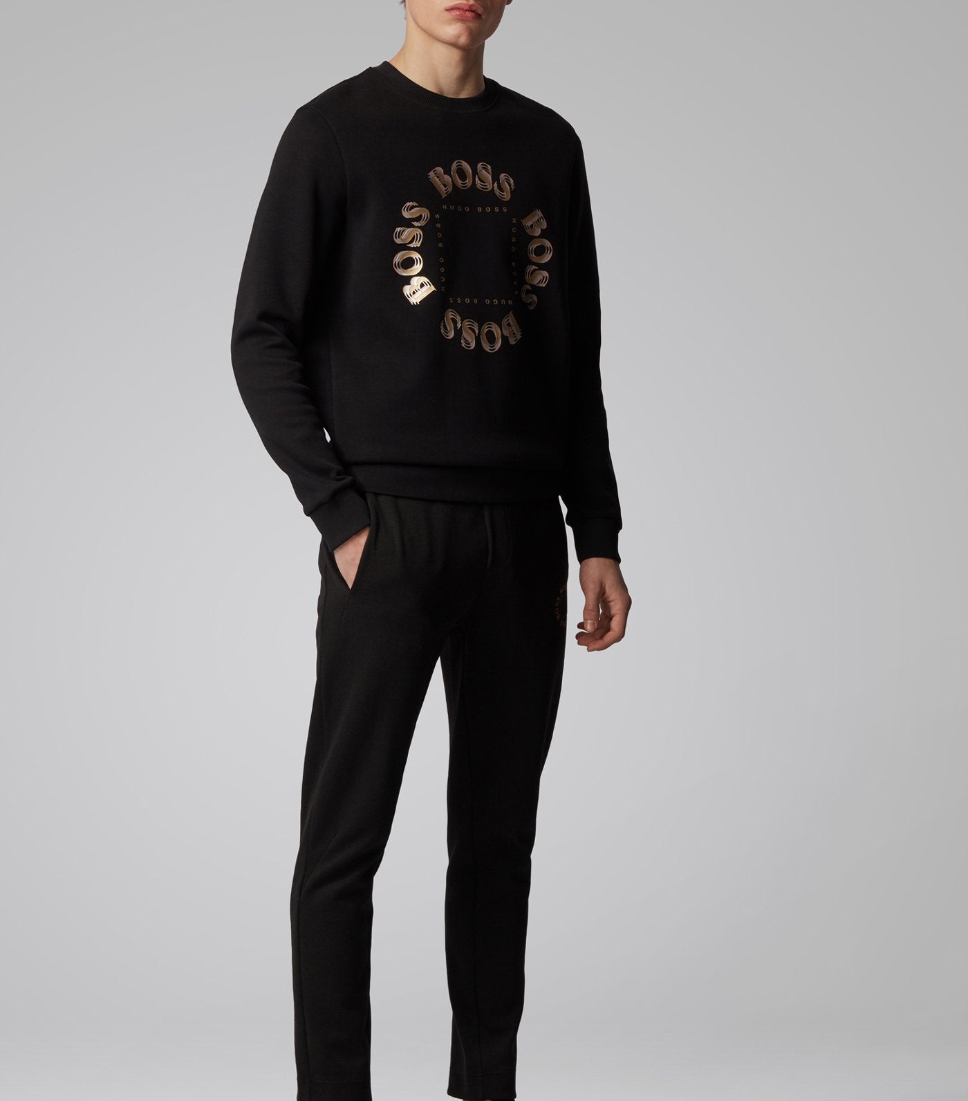 Salbo Circle Double-Faced Sweatshirt Black