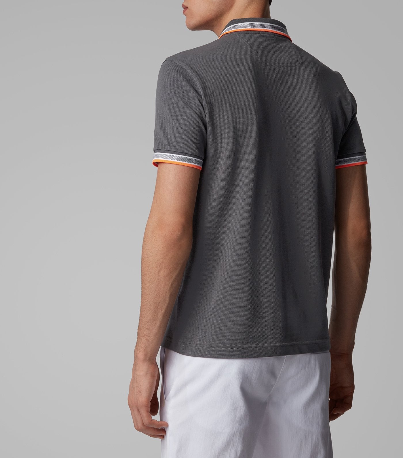 Paddy Cotton-Piqué Polo Shirt Dark Gray