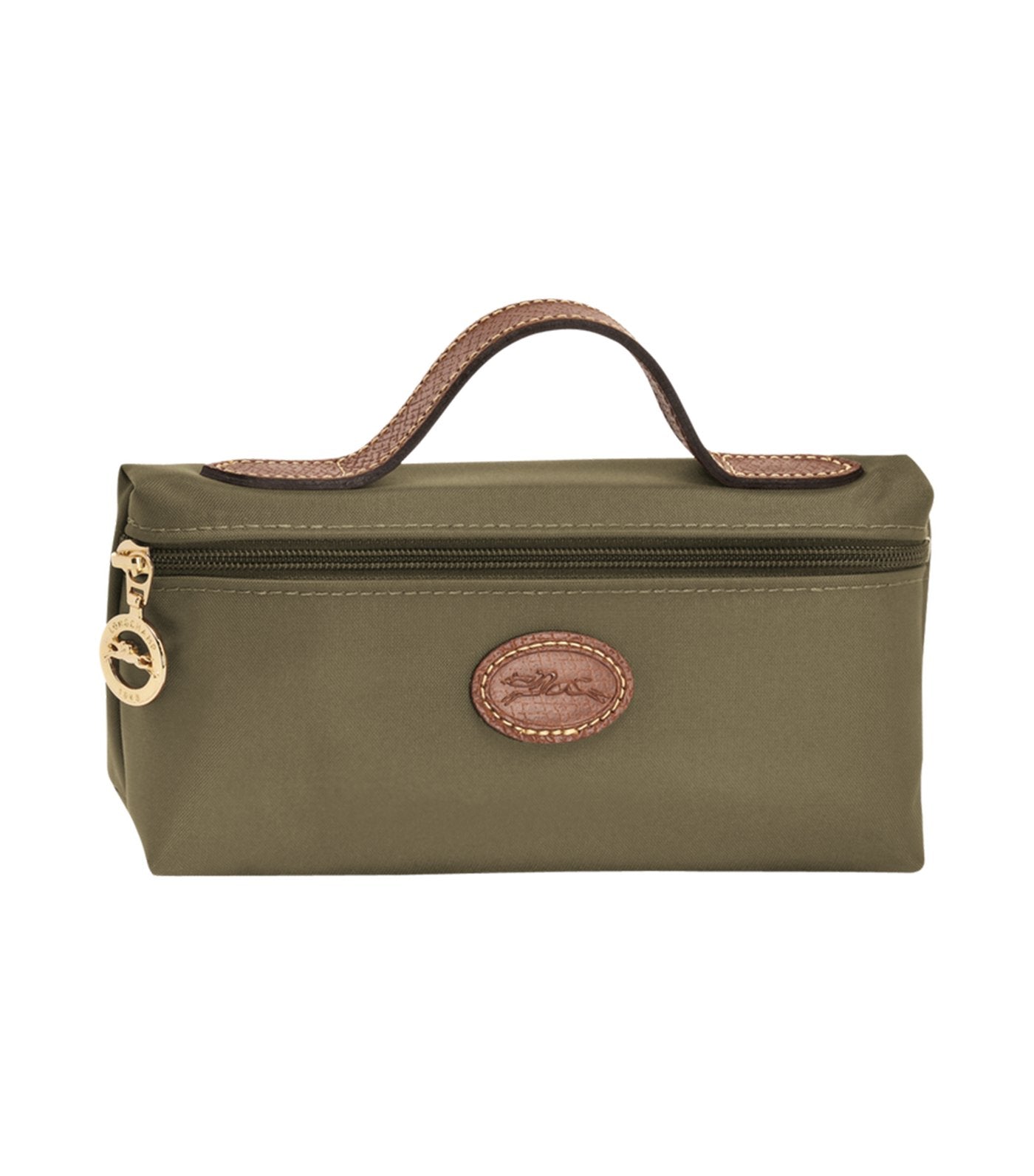 Longchamp Le Pliage Cosmetic Case Khaki