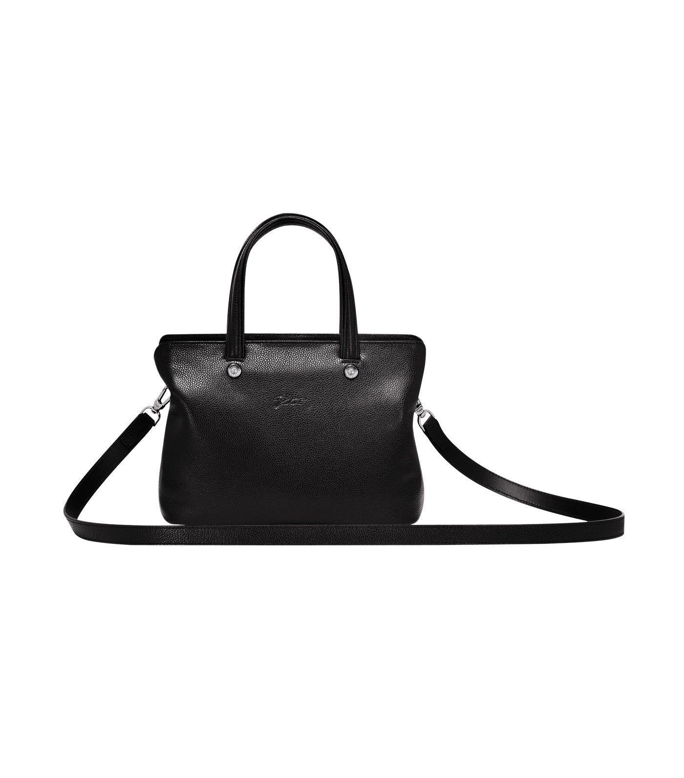 Le Foulonné Top-Handle Bag S Black