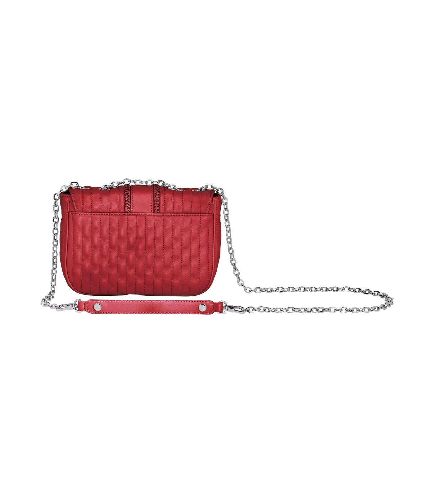 Amazone Matelassé Shoulder Bag XS Red