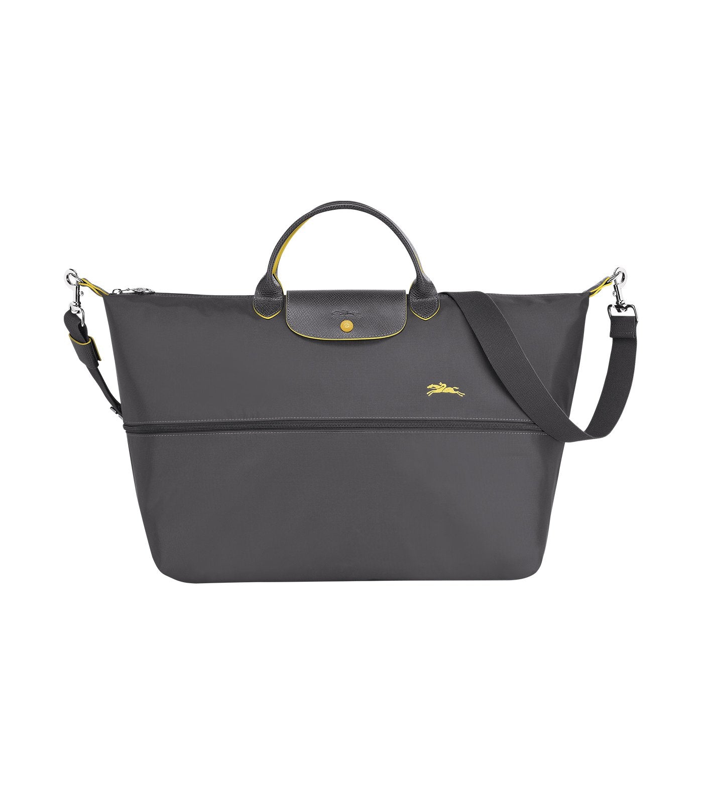 Le Pliage Club Expandable Travel Bag Gun Metal