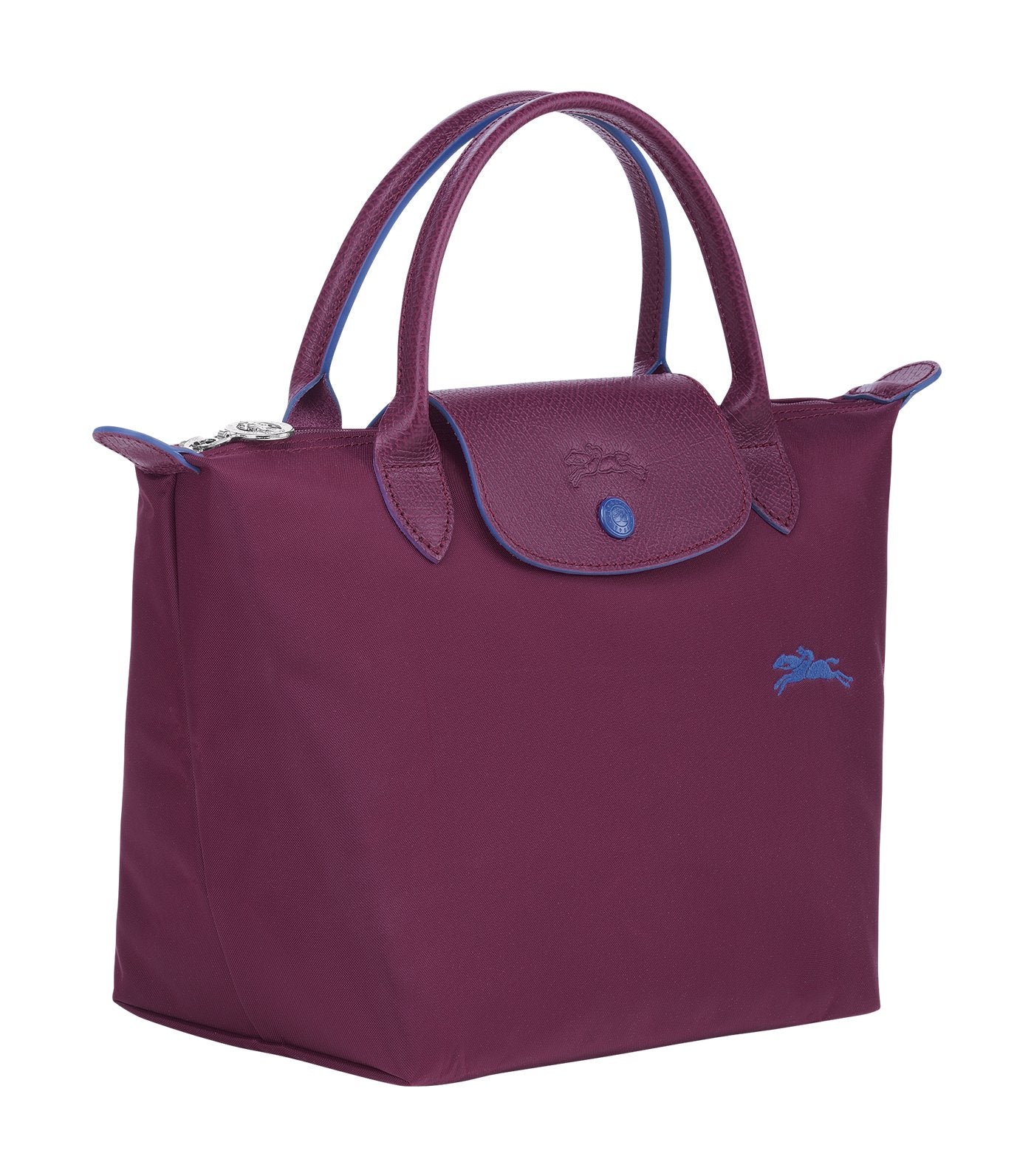 Le Pliage Club Top Handle Bag S Plum
