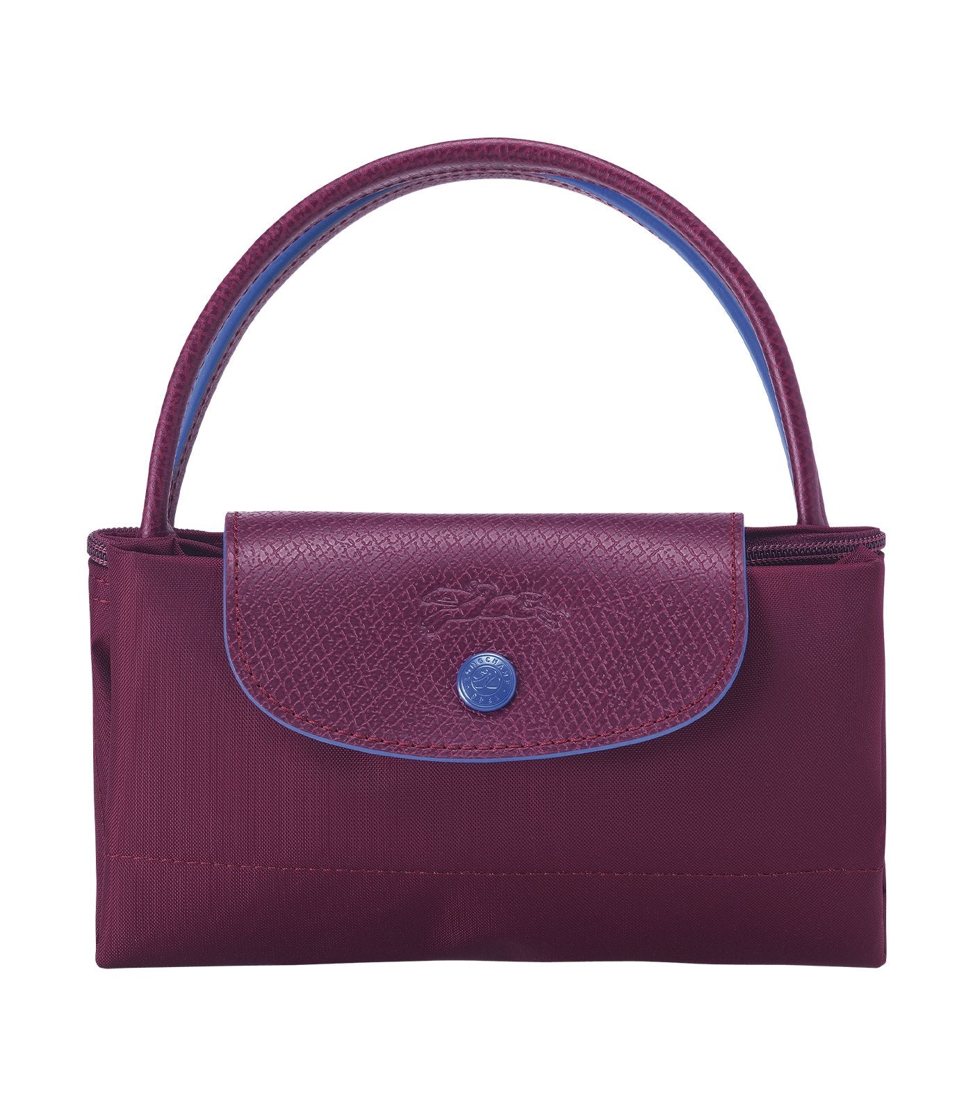 Le Pliage Club Top Handle Bag S Plum