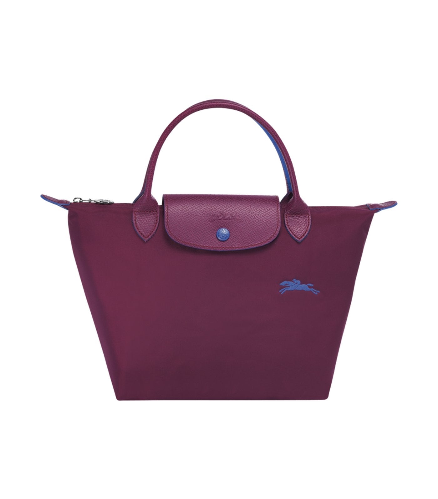 Le Pliage Club Top Handle Bag S Plum