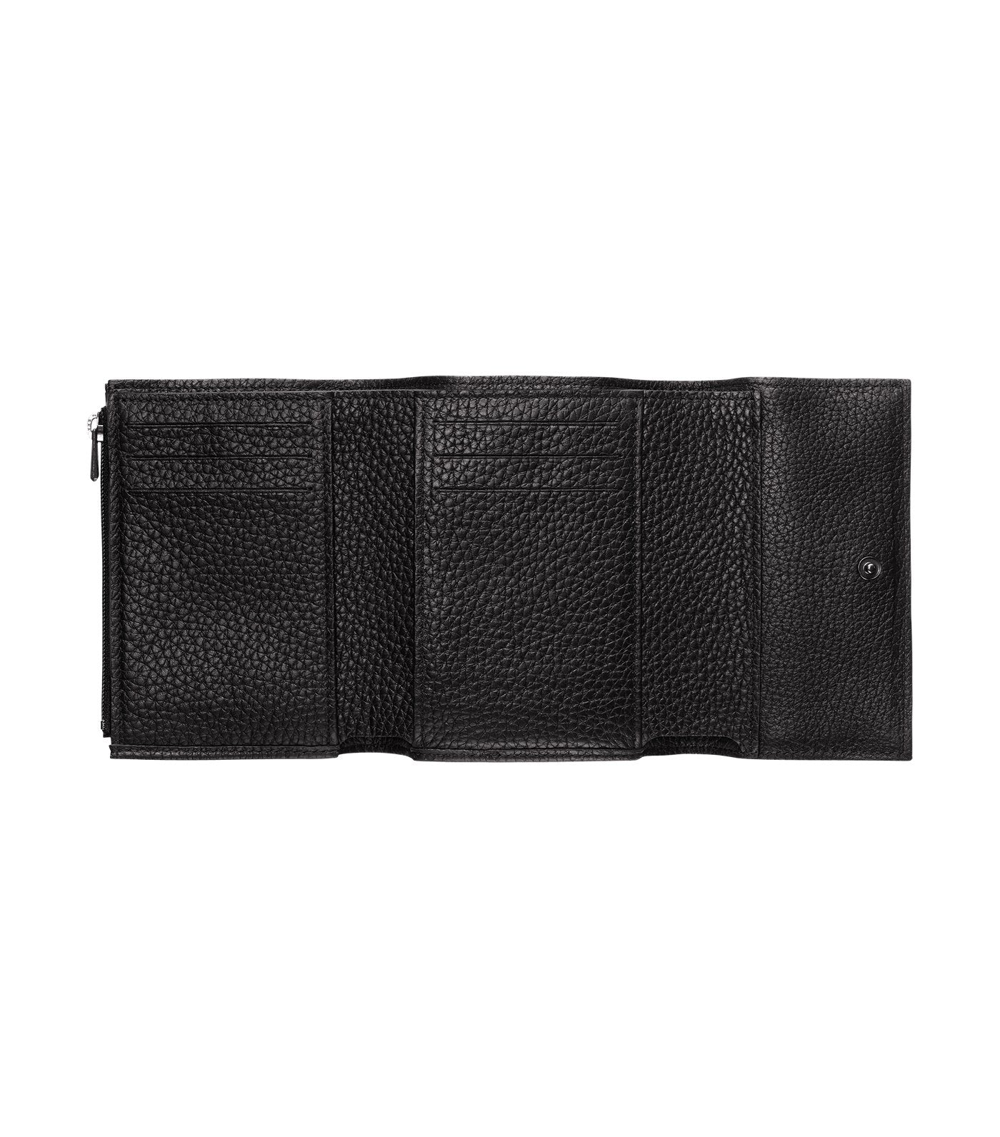 Roseau Essential Compact Wallet Black