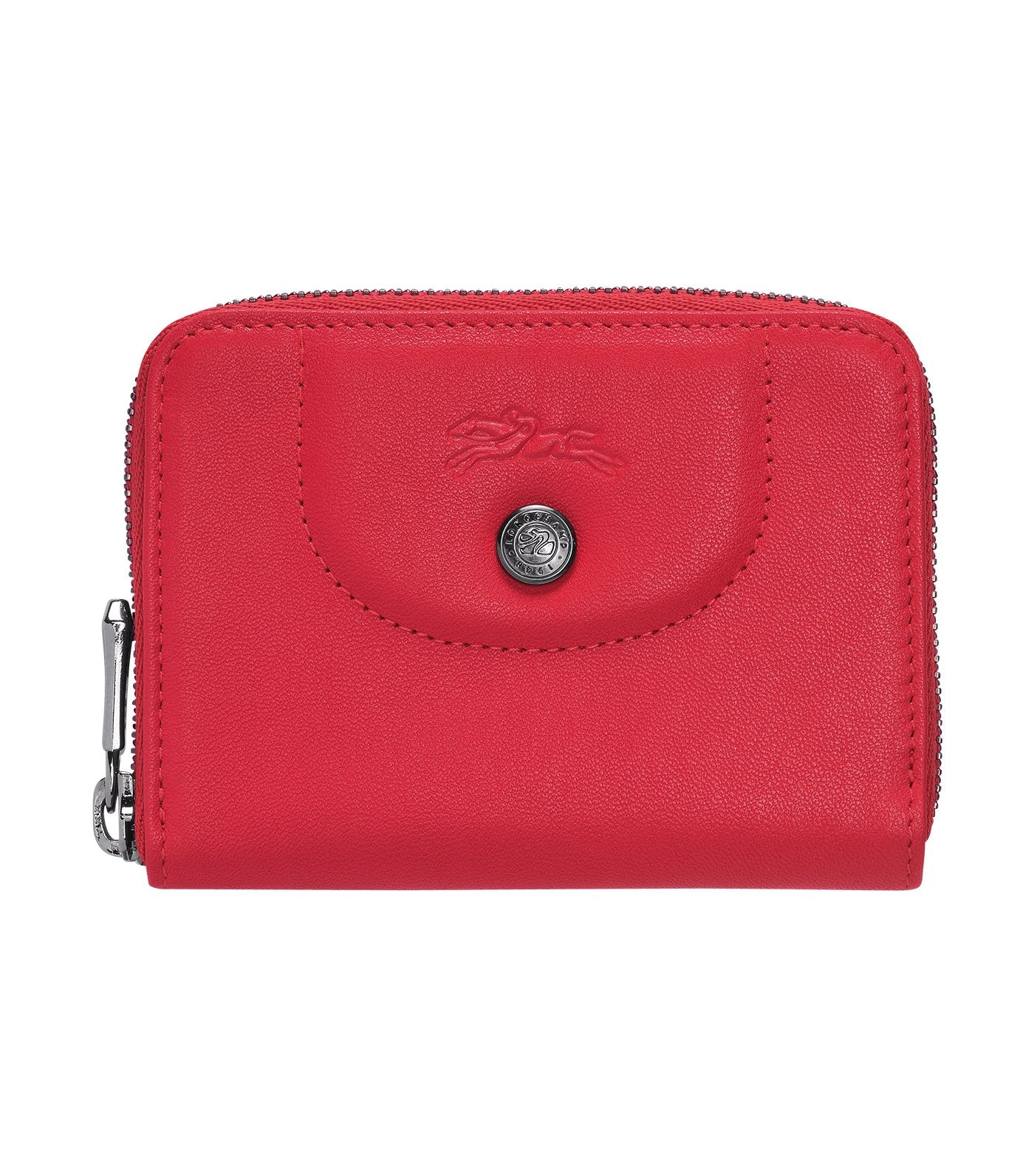 Le Pliage Cuir Cardholder Red