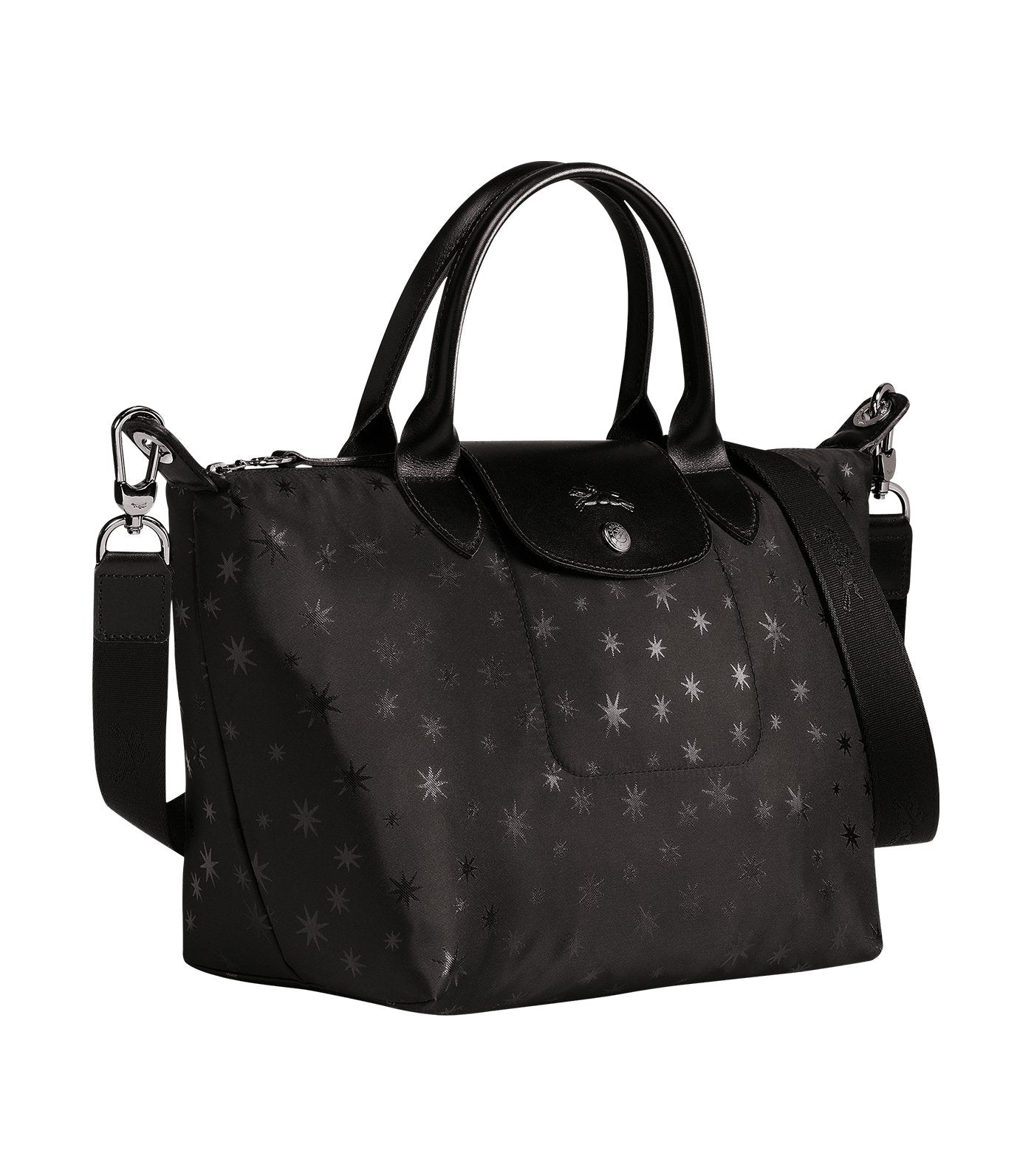 Le Pliage Etoiles Top-Handle Bag S Black