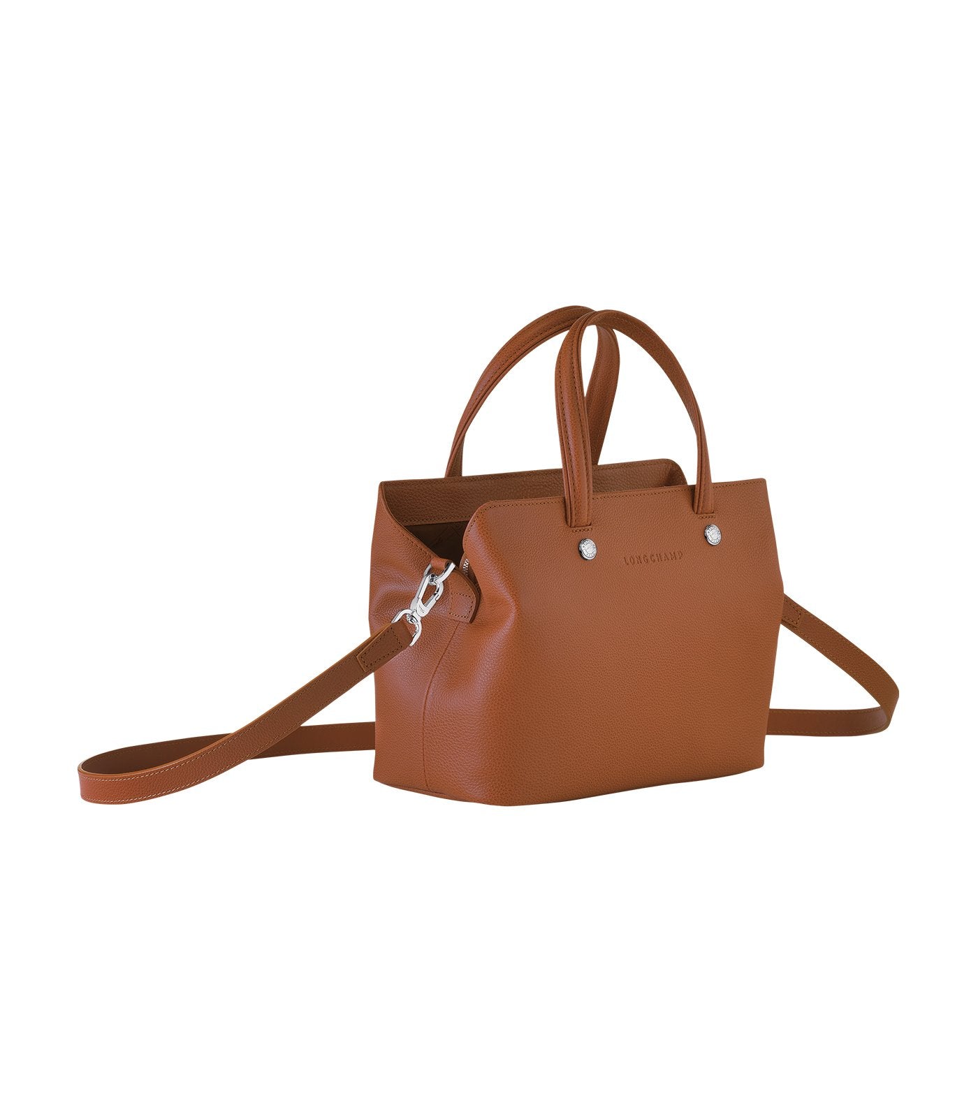 Le Foulonné Top-Handle Bag S Caramel