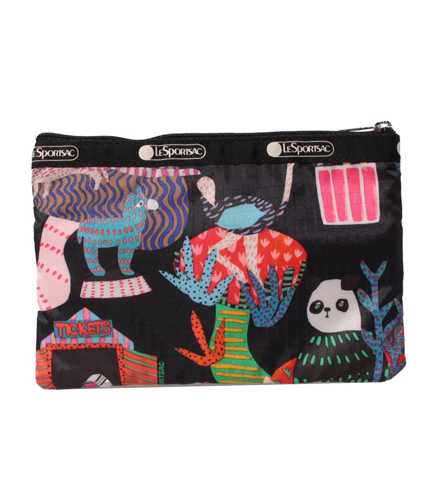 3-Zip Cosmetic Case Midnight Menagerie