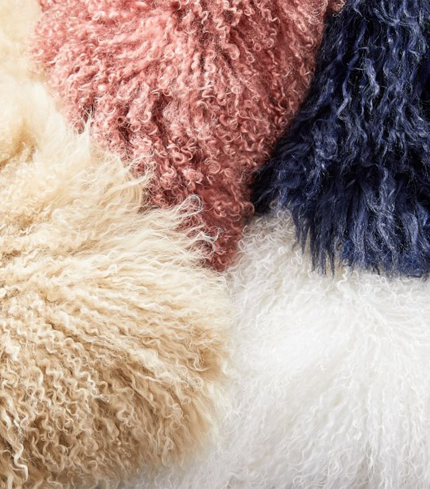 West Elm Mongolian Lamb Pillow Cover