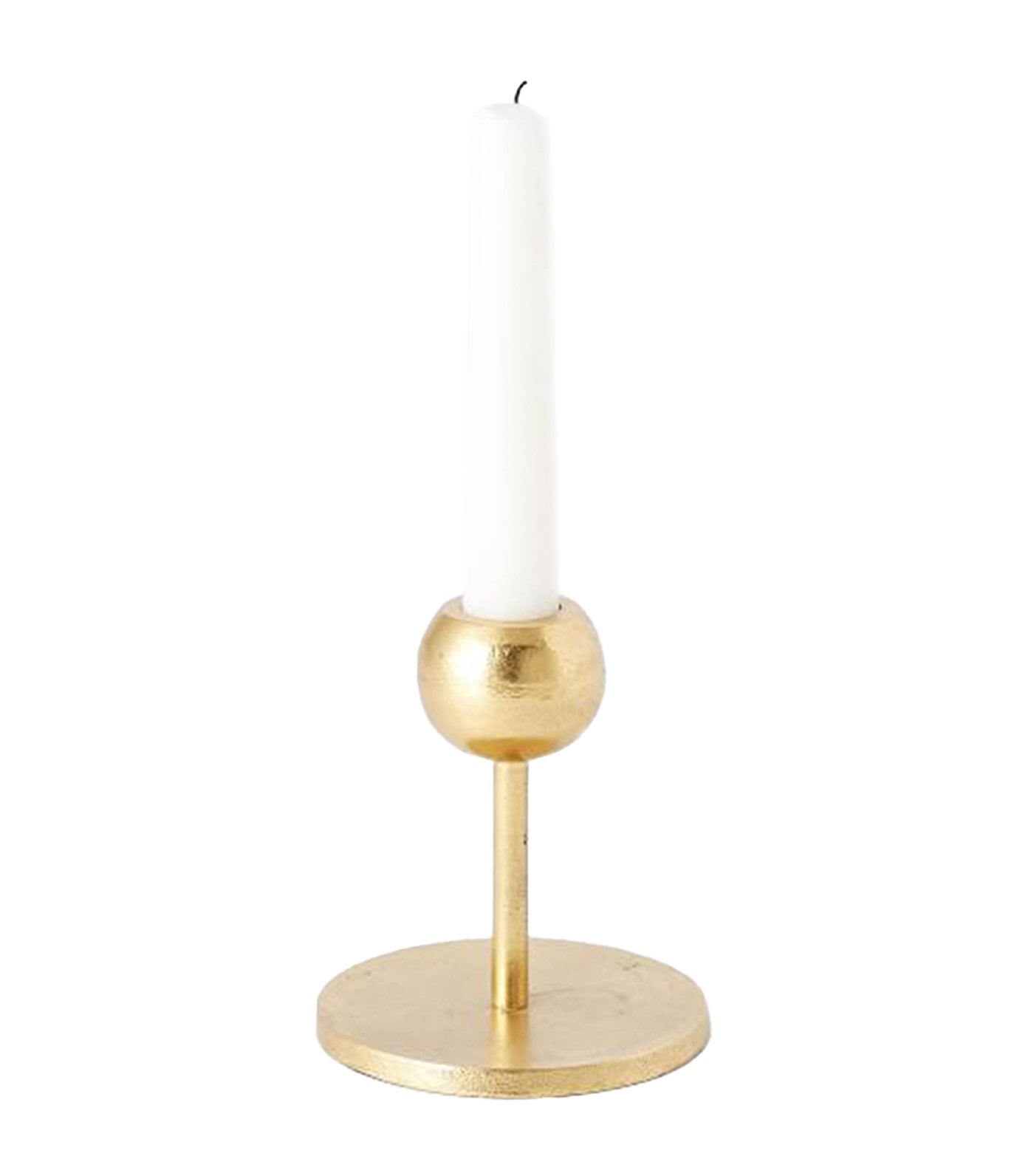 West Elm Aaron Probyn Brass Candleholder