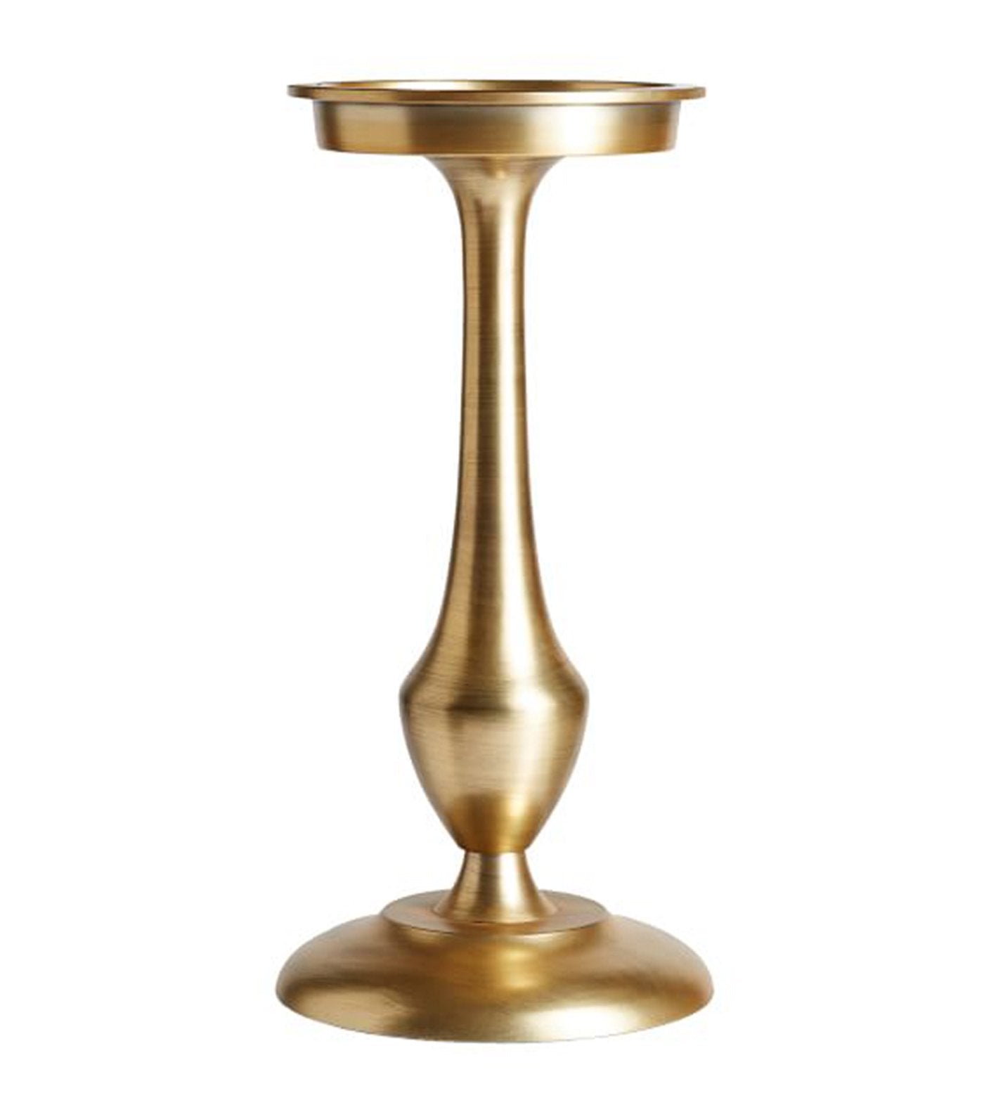 Pottery Barn Chester Brushed Candle Holder