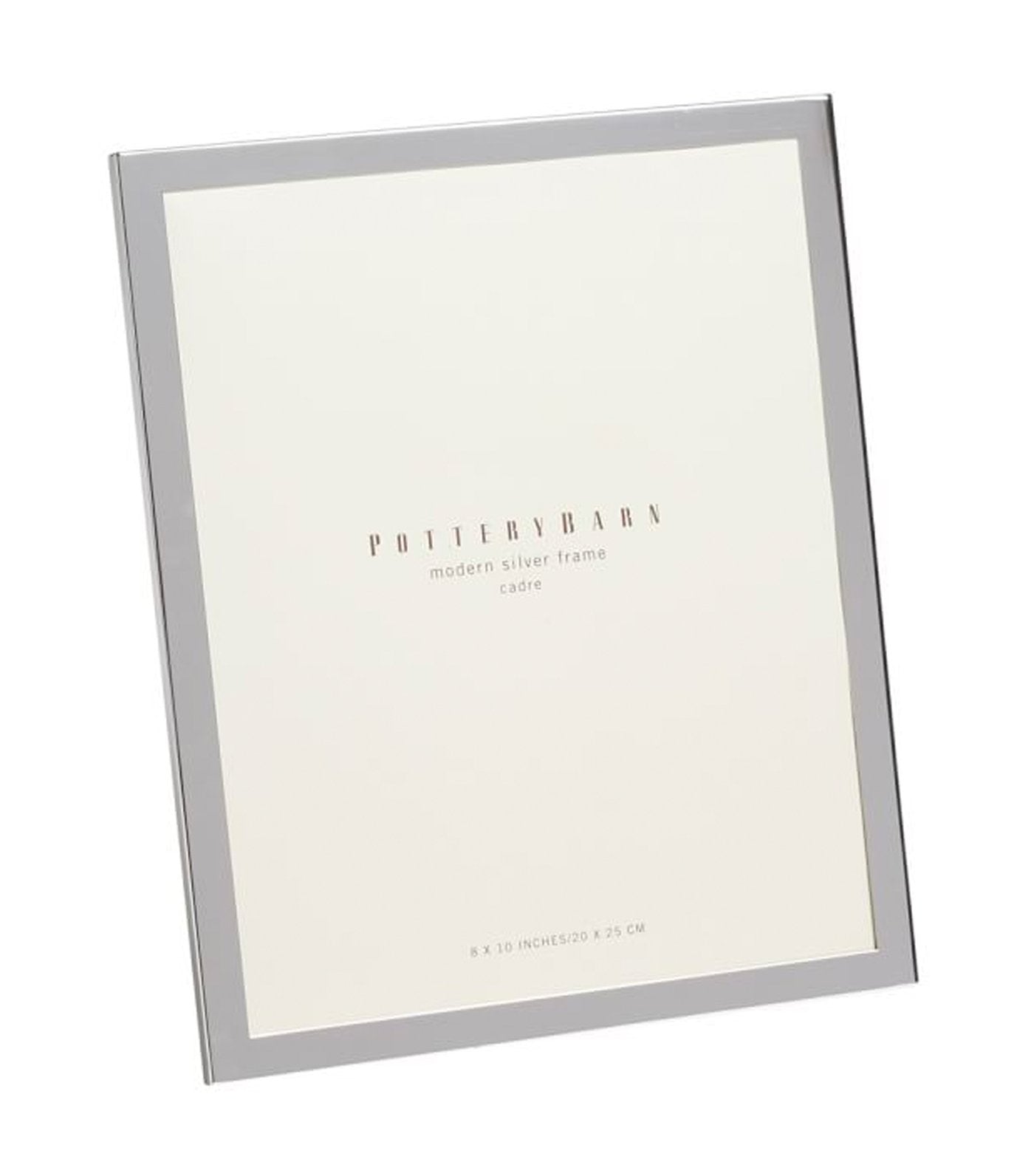 Pottery Barn Modern Silver-Plated Picture Frame