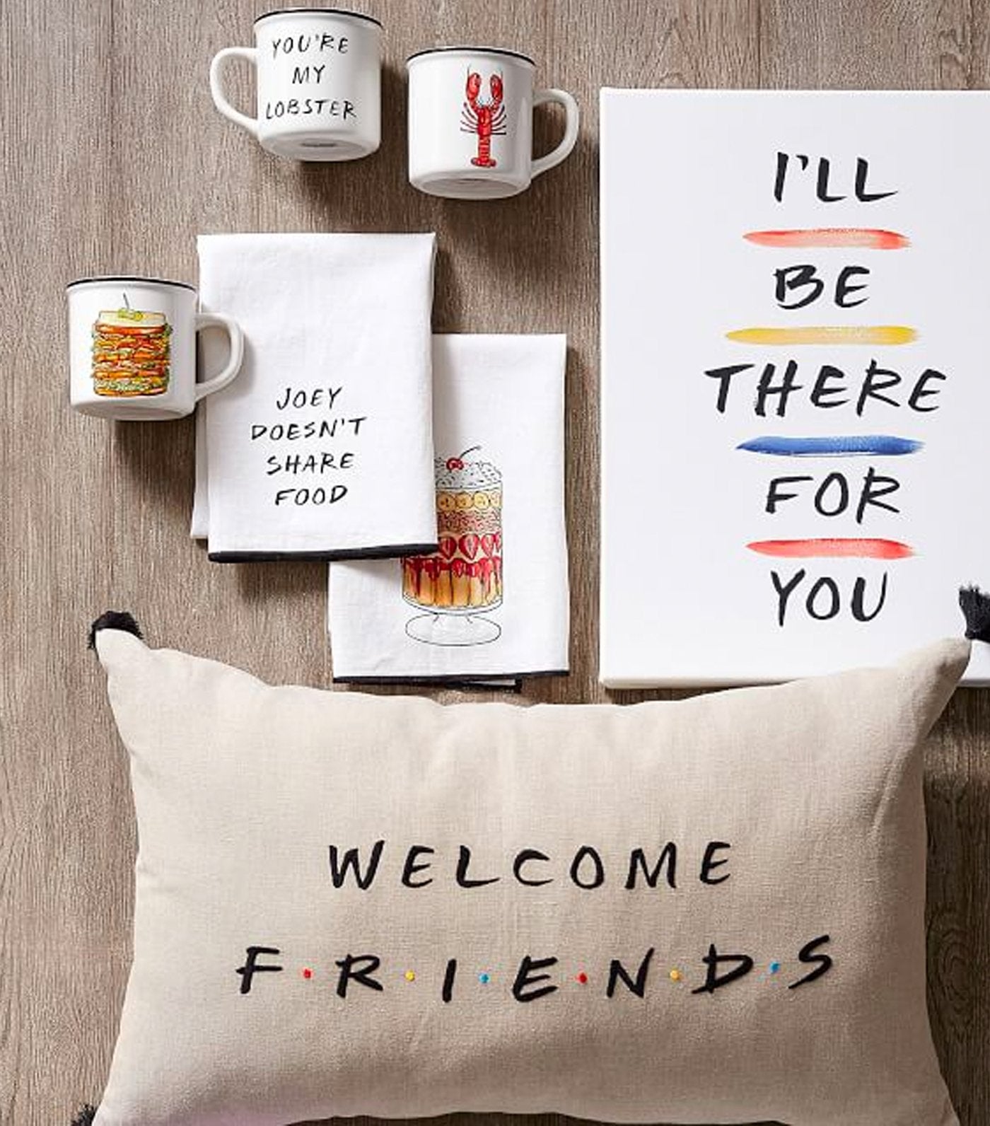 Pottery Barn Friends Collection Classic Logo Mug